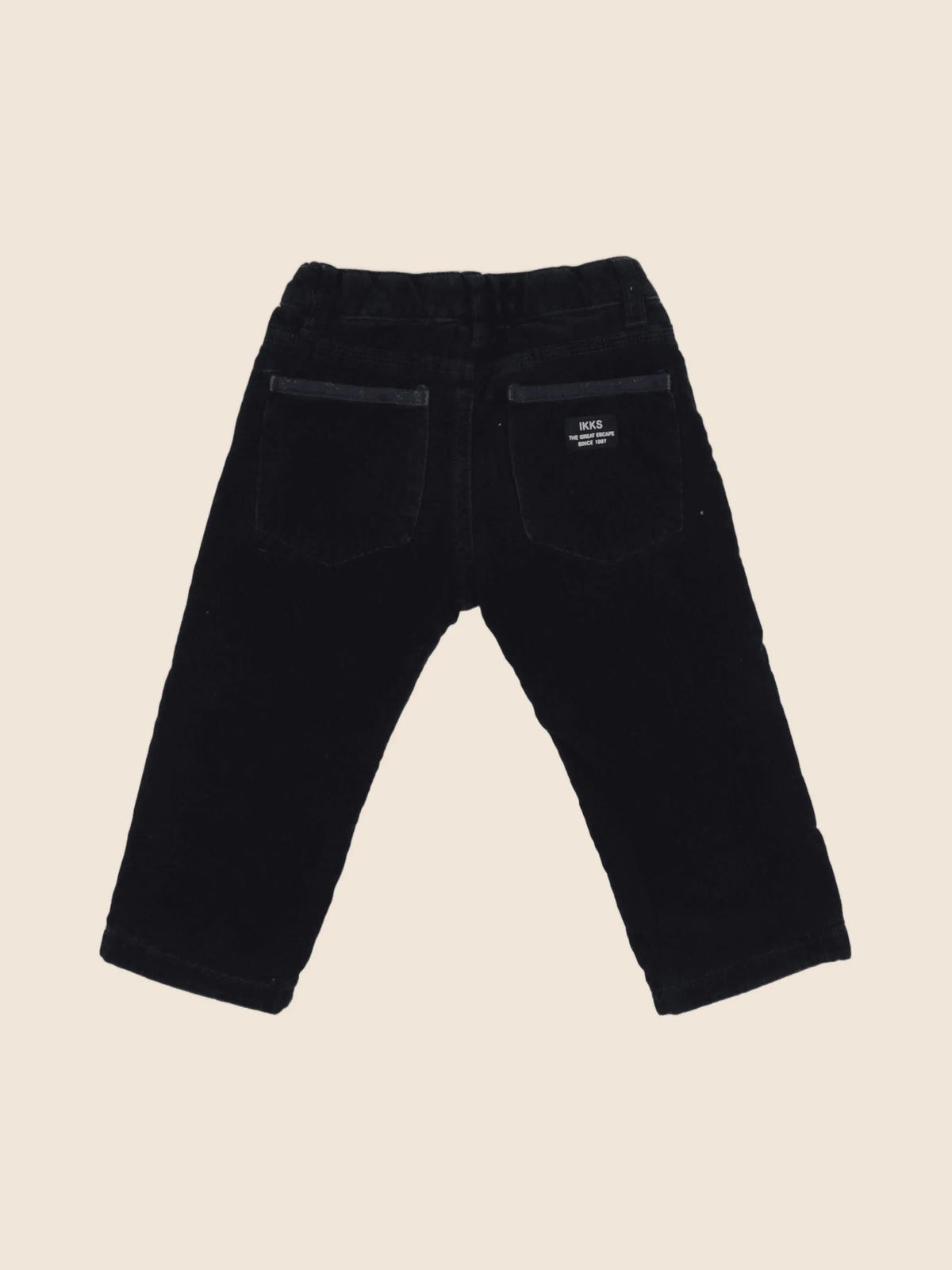IKKS - pantalon doublé bleu - 12 mois