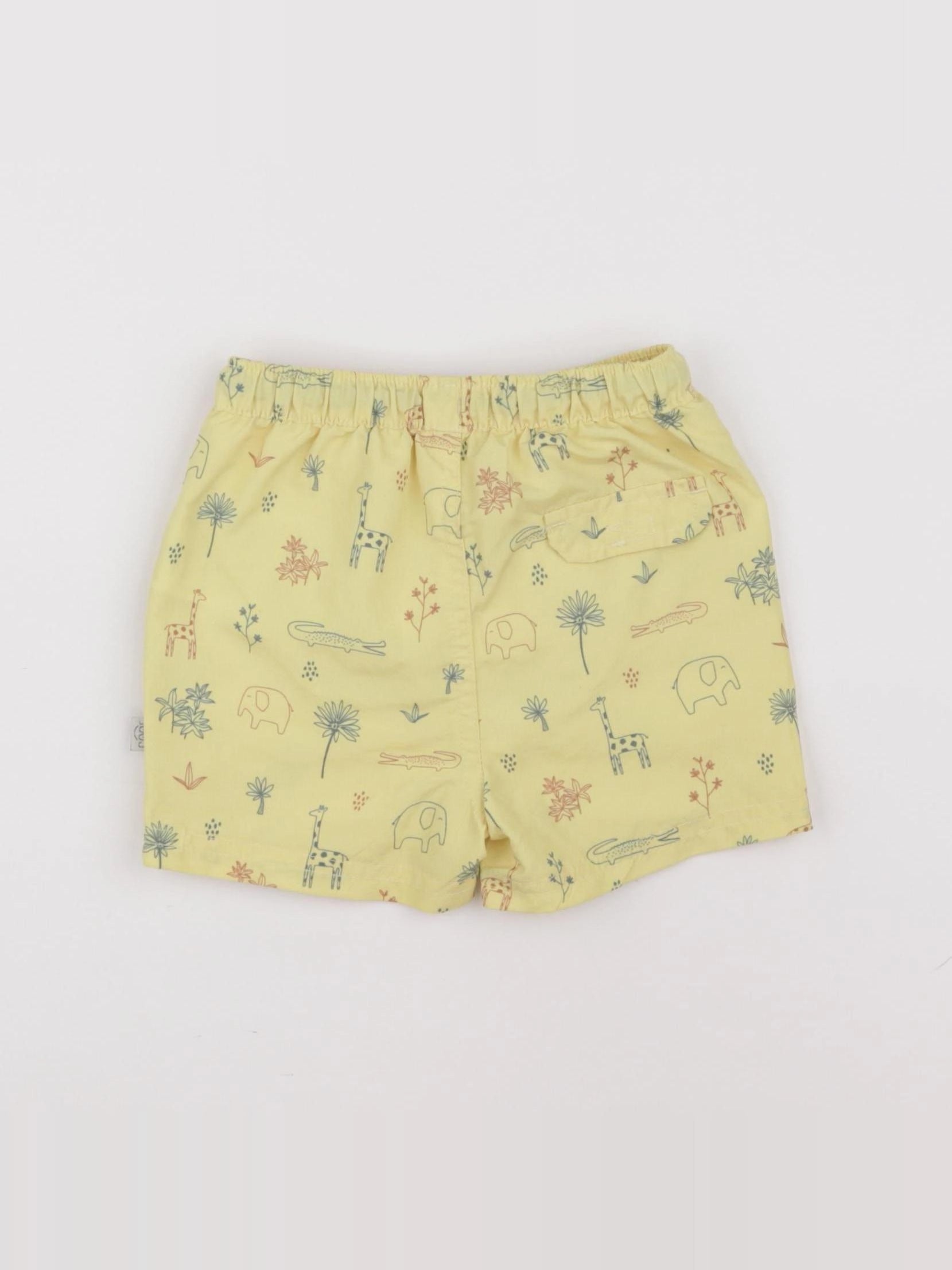 Vertbaudet - maillot de bain jaune - 12 mois