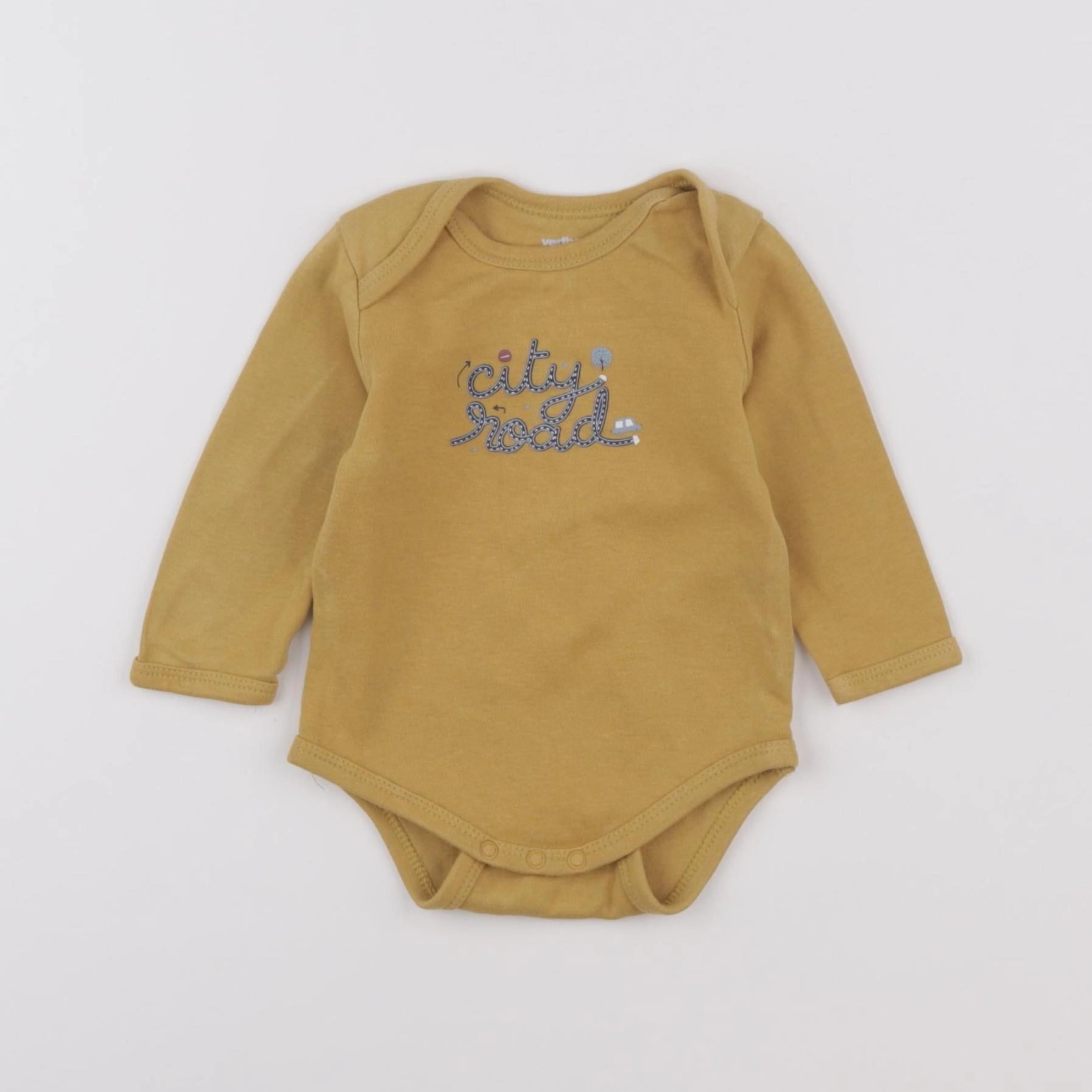 Vertbaudet - body jaune - 6 mois