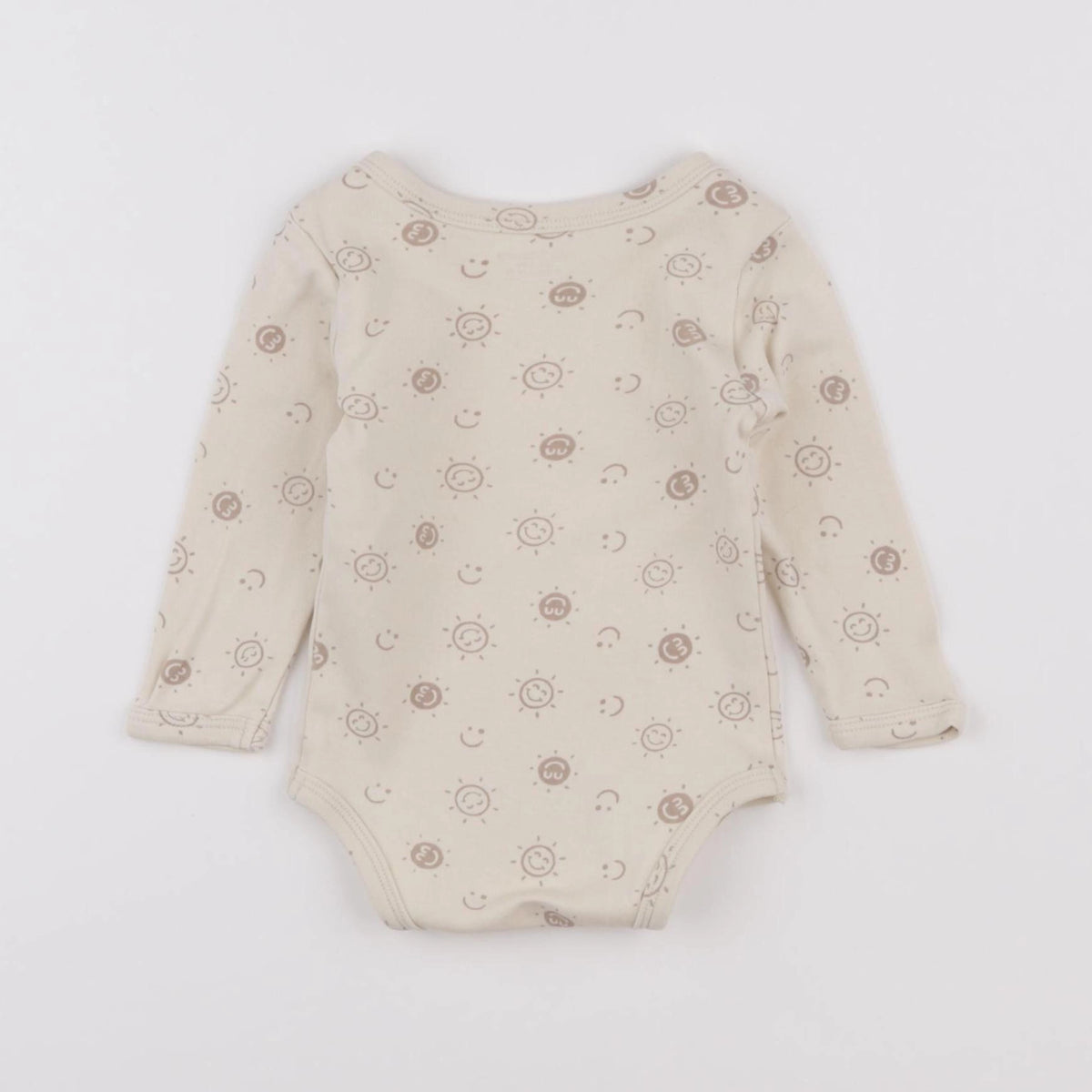 Vertbaudet - body beige - 6 mois