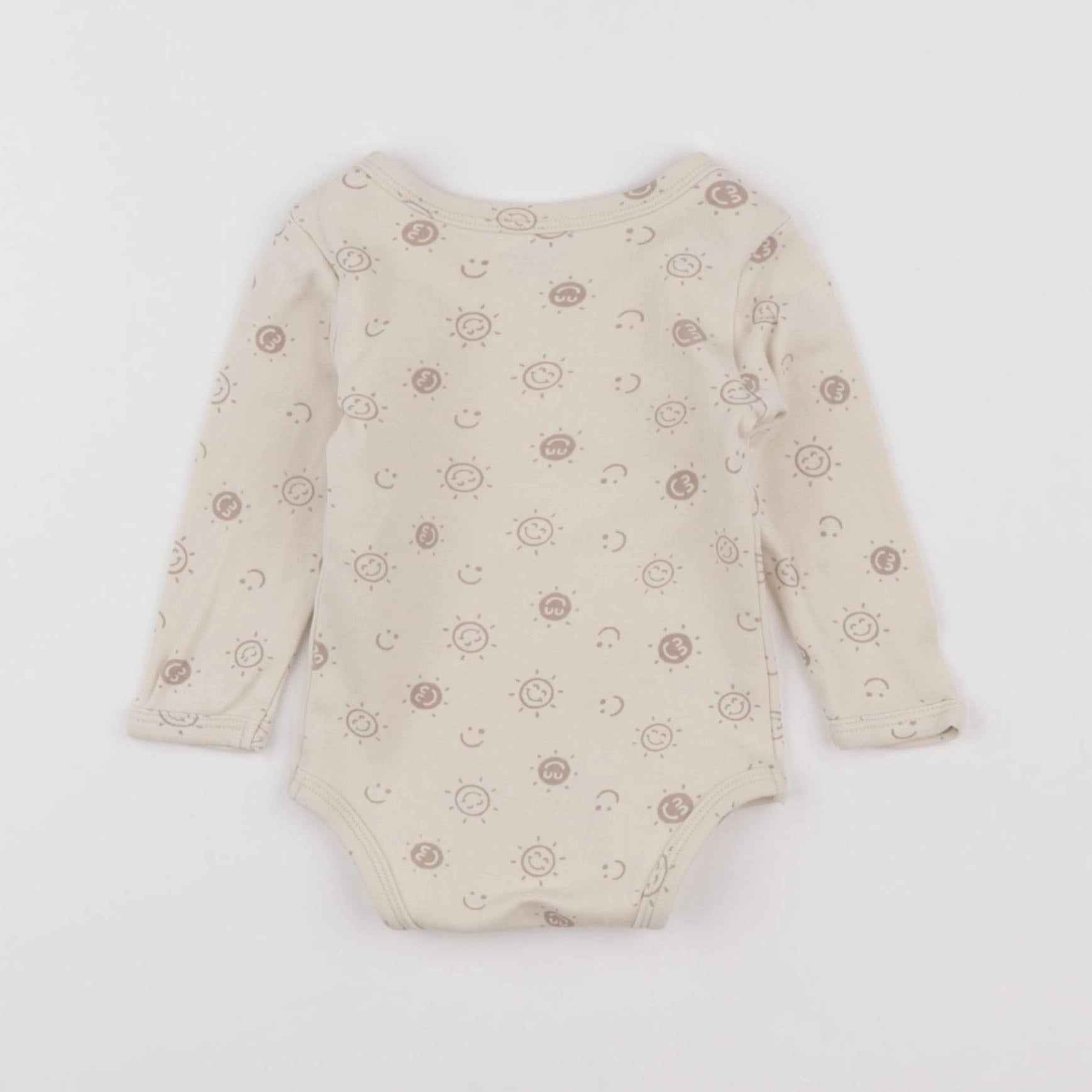Vertbaudet - body beige - 6 mois