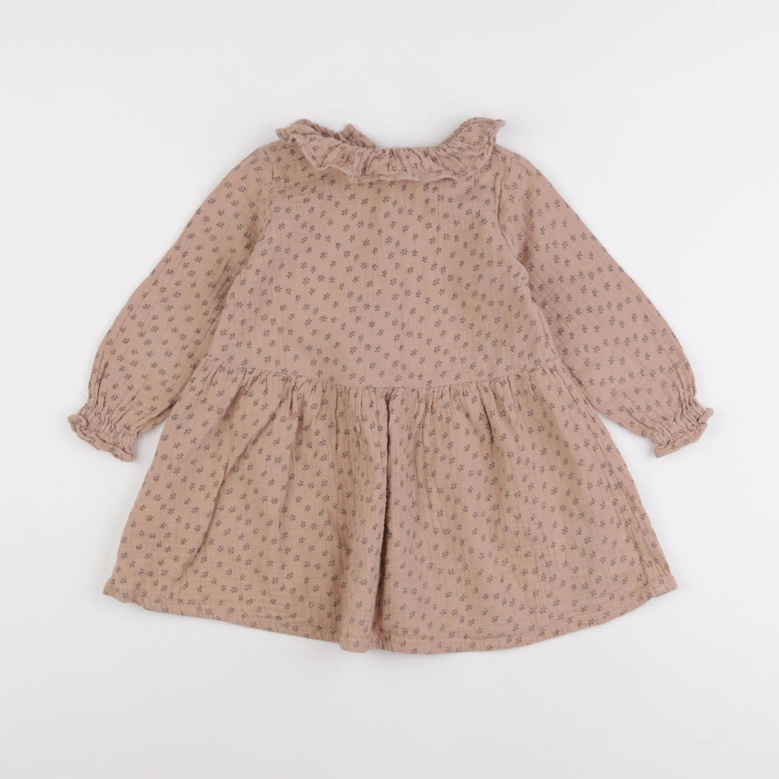 Vertbaudet - robe beige - 3 ans