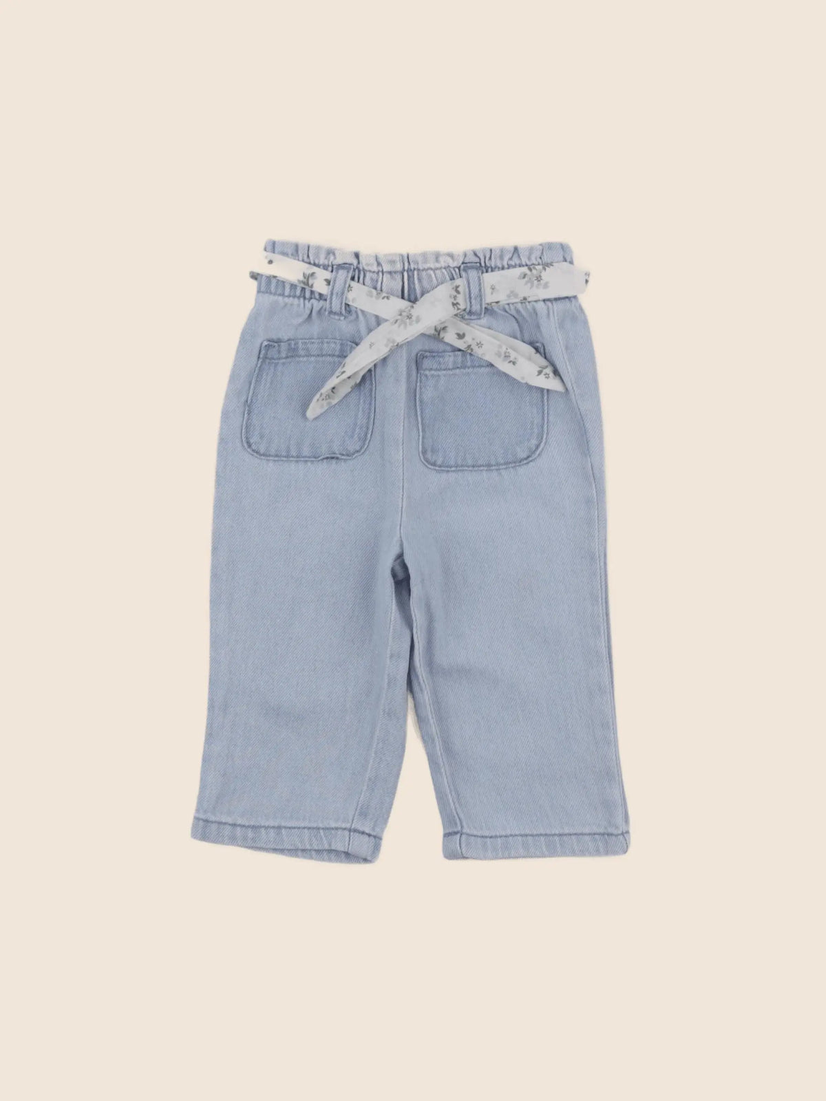 Vertbaudet - jean bleu - 6 mois