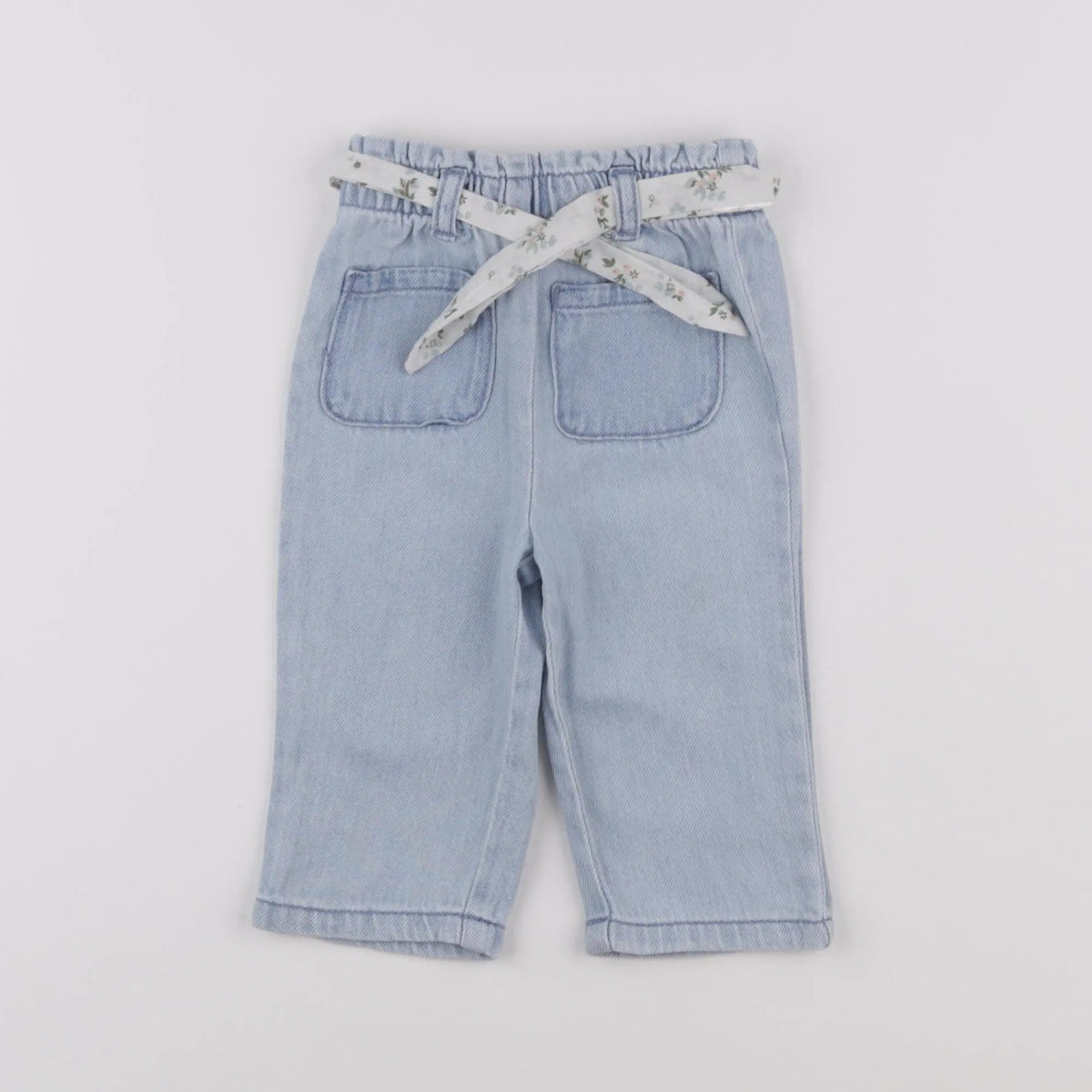 Vertbaudet - jean bleu - 6 mois