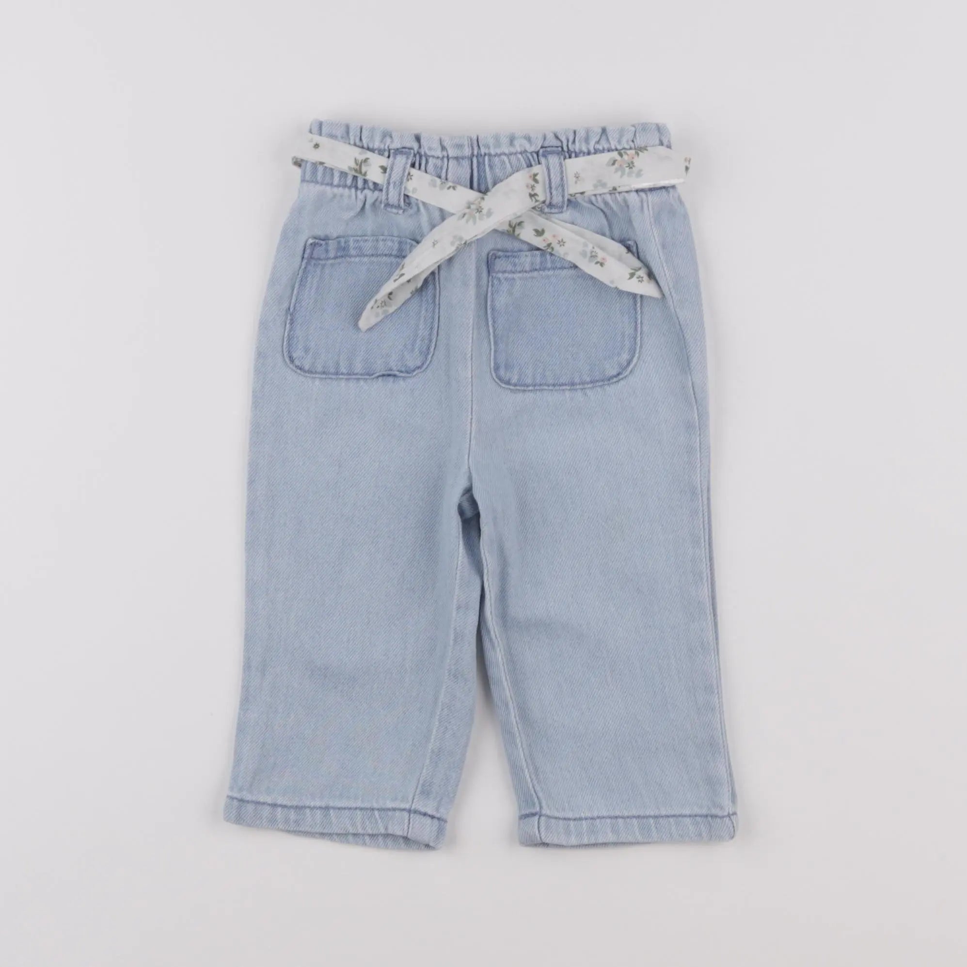 Vertbaudet - jean bleu - 6 mois
