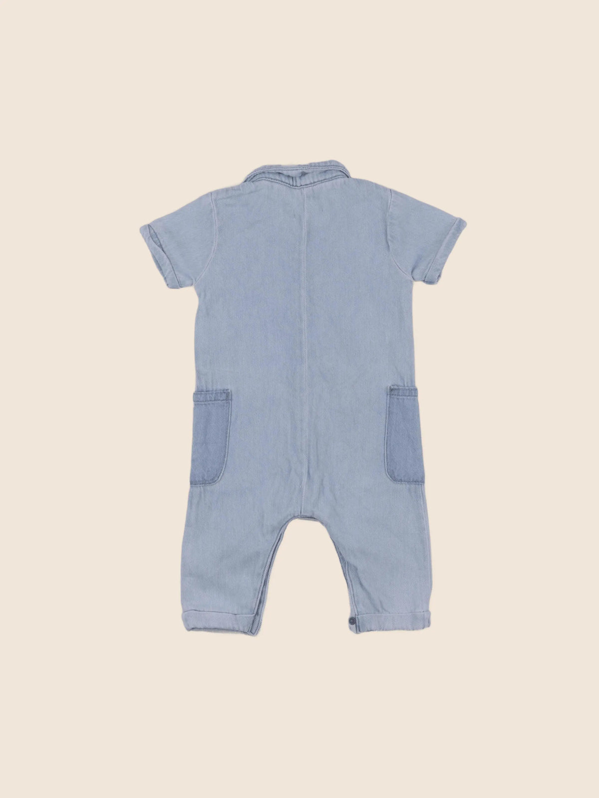 Vertbaudet - combinaison bleu - 6 mois