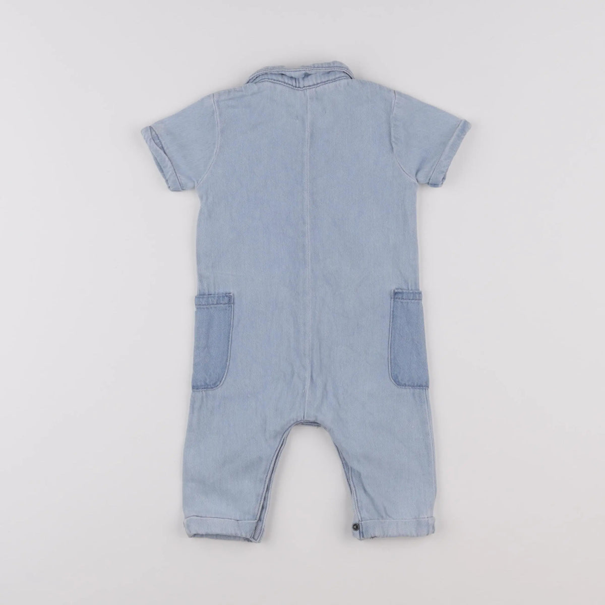 Vertbaudet - combinaison bleu - 6 mois
