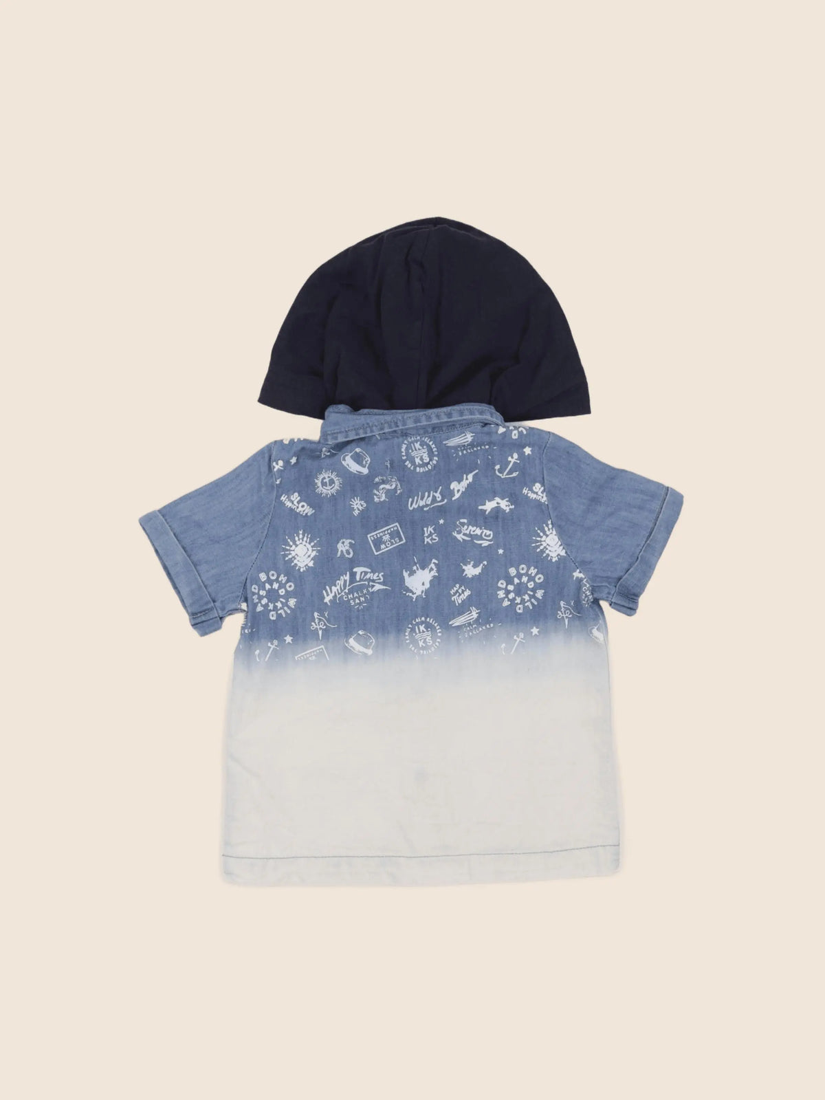 IKKS - chemise bleu - 12 mois