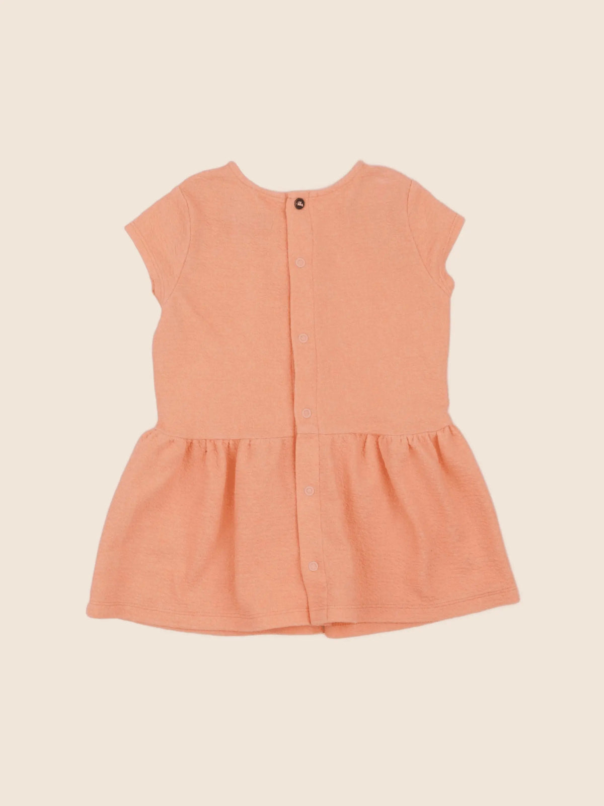 IKKS - robe orange fluo - 18 mois