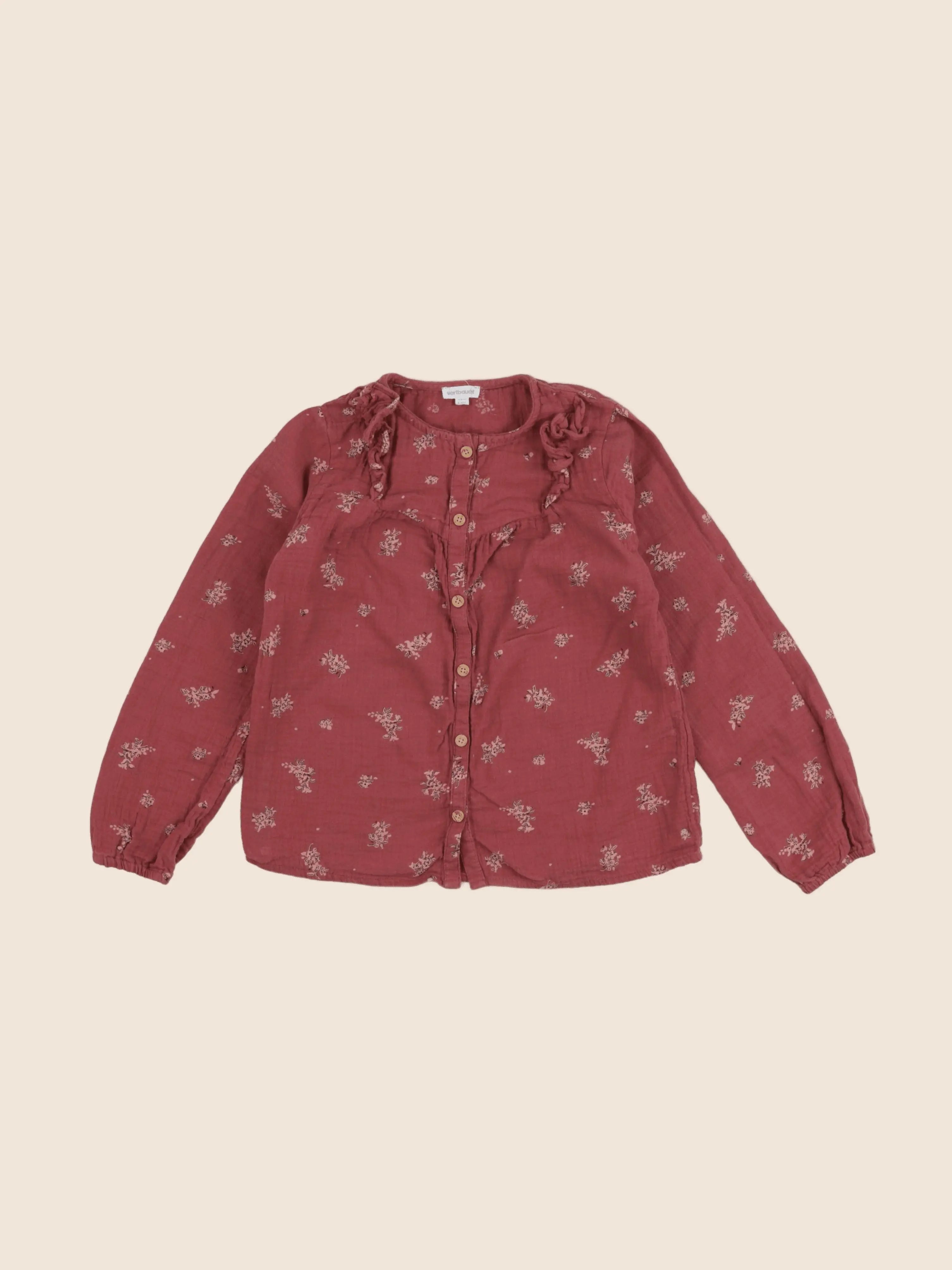 Vertbaudet - blouse rose - 8 ans