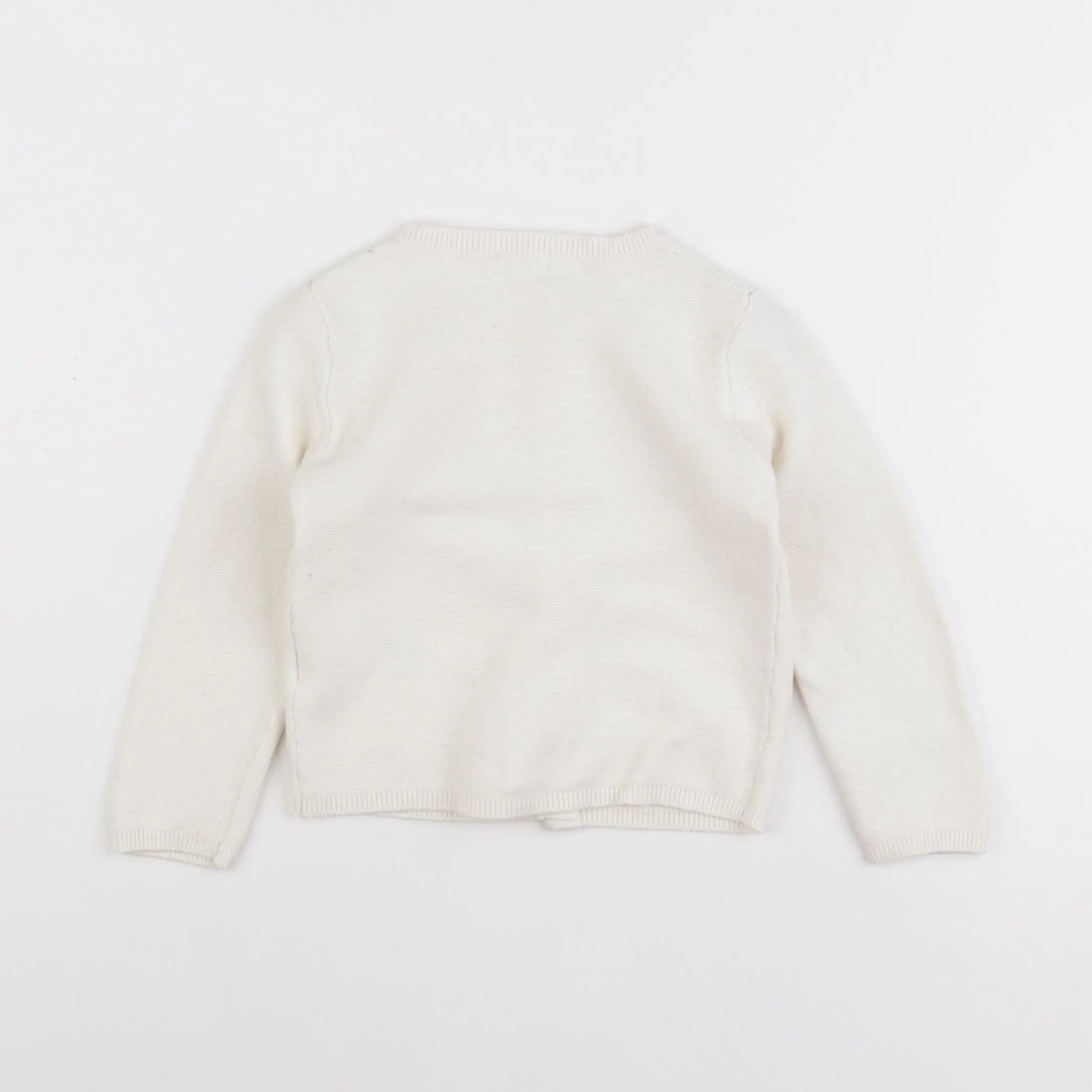 Vertbaudet - gilet blanc - 24 mois