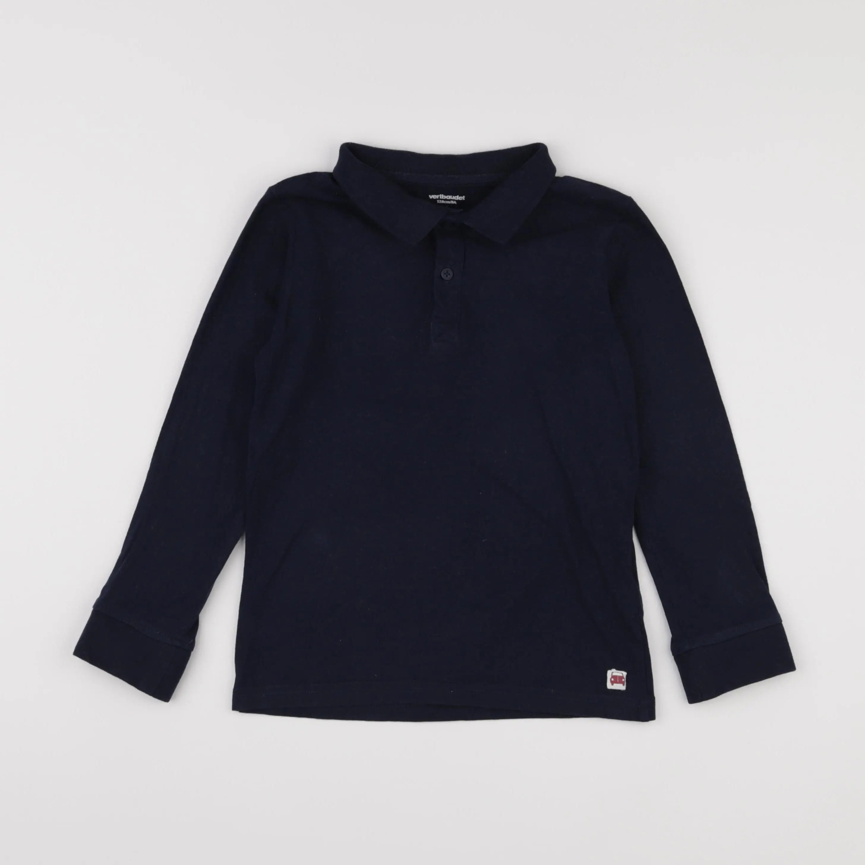 Vertbaudet - tee-shirt bleu - 8 ans