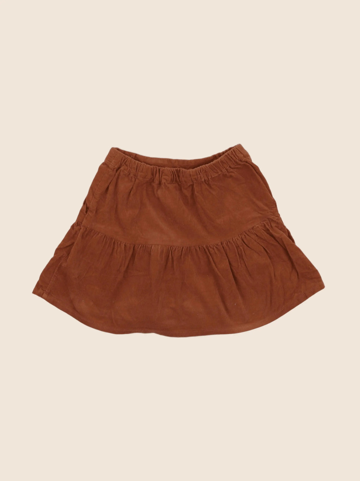 Vertbaudet - jupe marron - 6 ans
