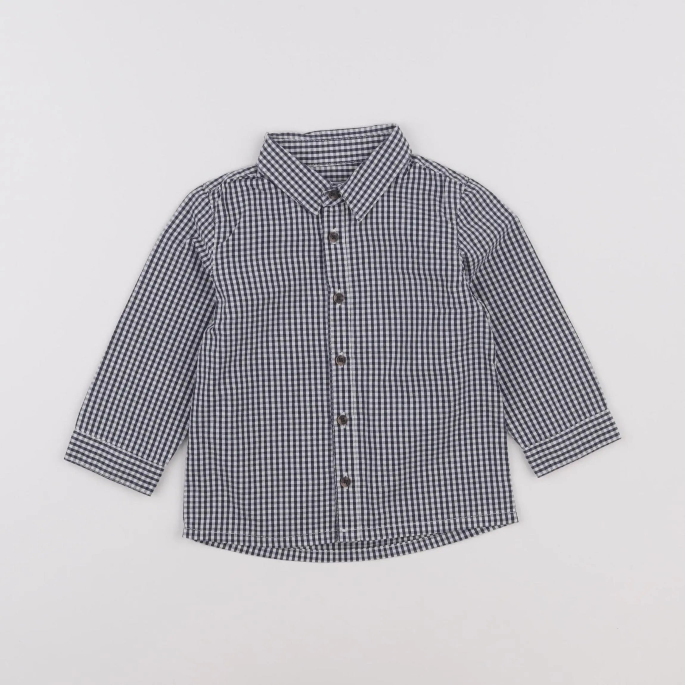 Vertbaudet - chemise bleu - 18 mois