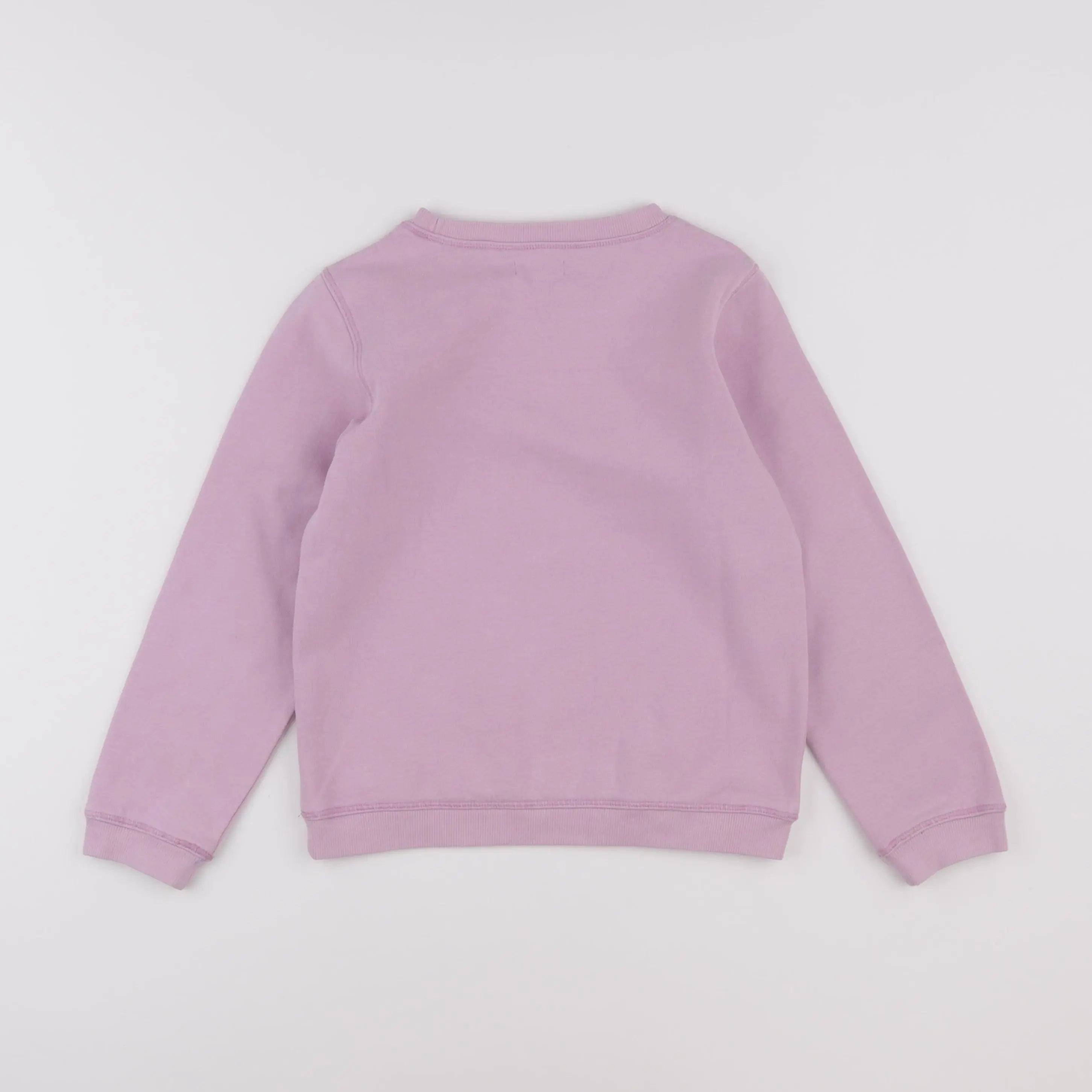 Vertbaudet - sweat violet - 8 ans