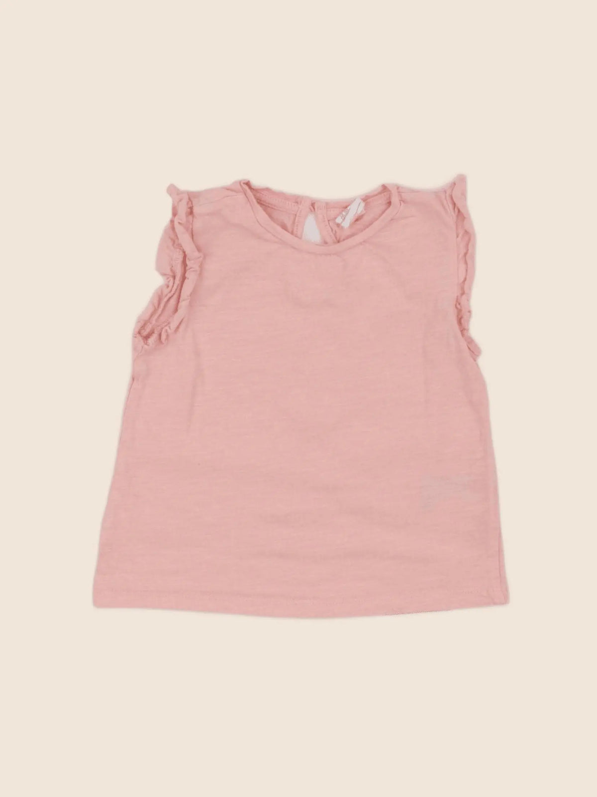 H&M - tee-shirt rose - 6/9 mois