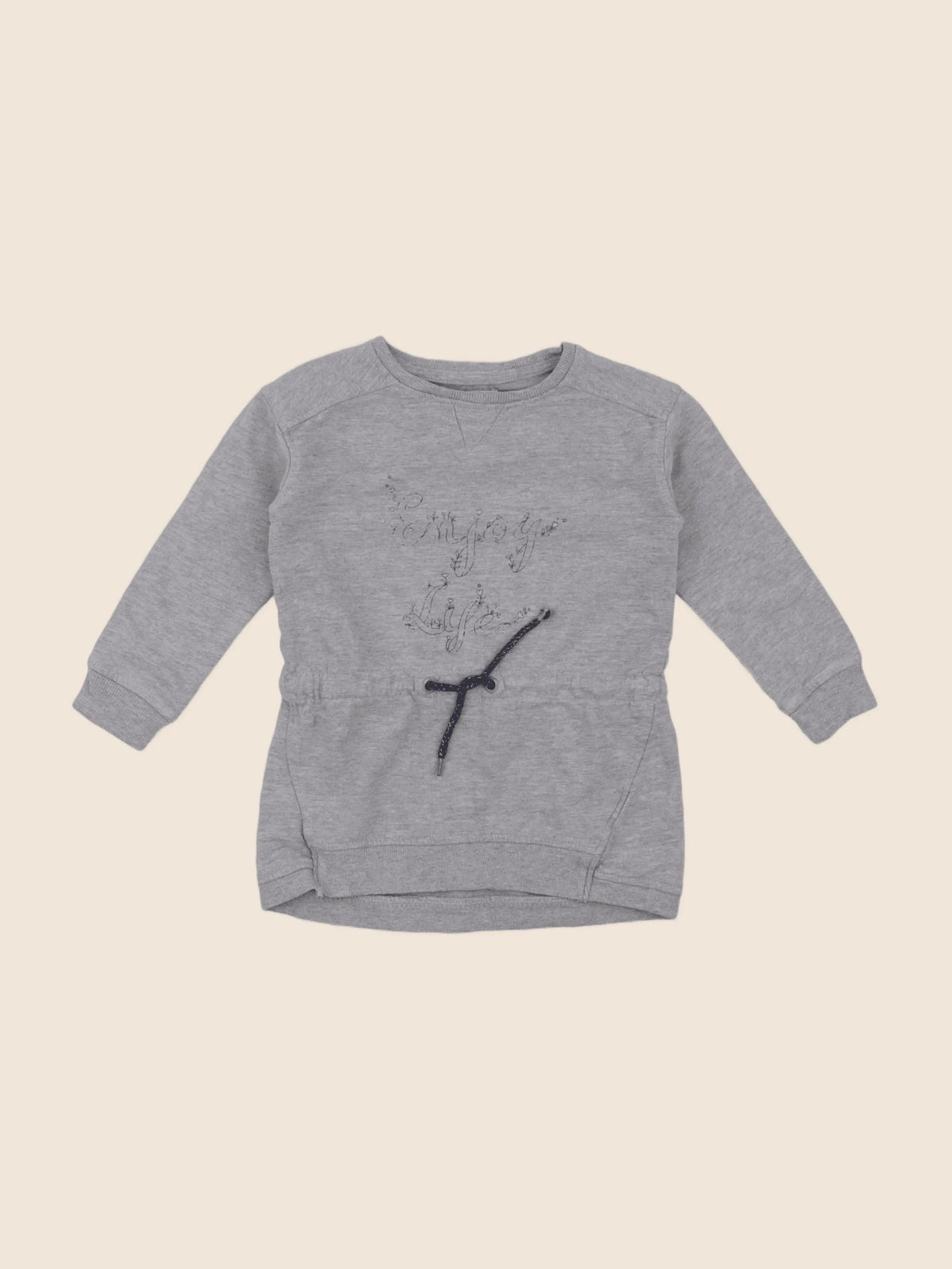 Vertbaudet - robe gris - 3 ans