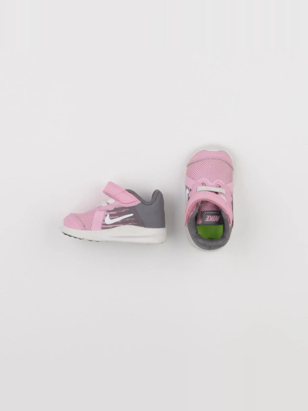 Nike - baskets gris, rose - pointure 18/19