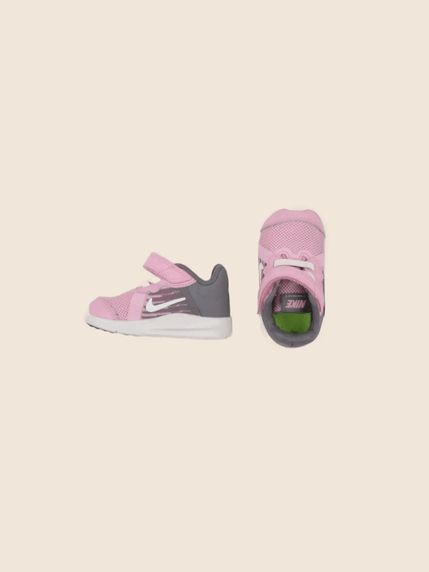 Nike - baskets gris, rose - pointure 18/19