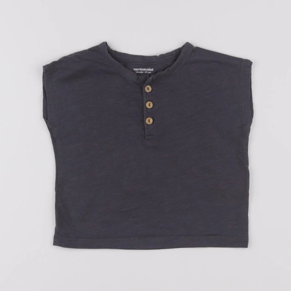 Vertbaudet - tee-shirt gris - 18 mois