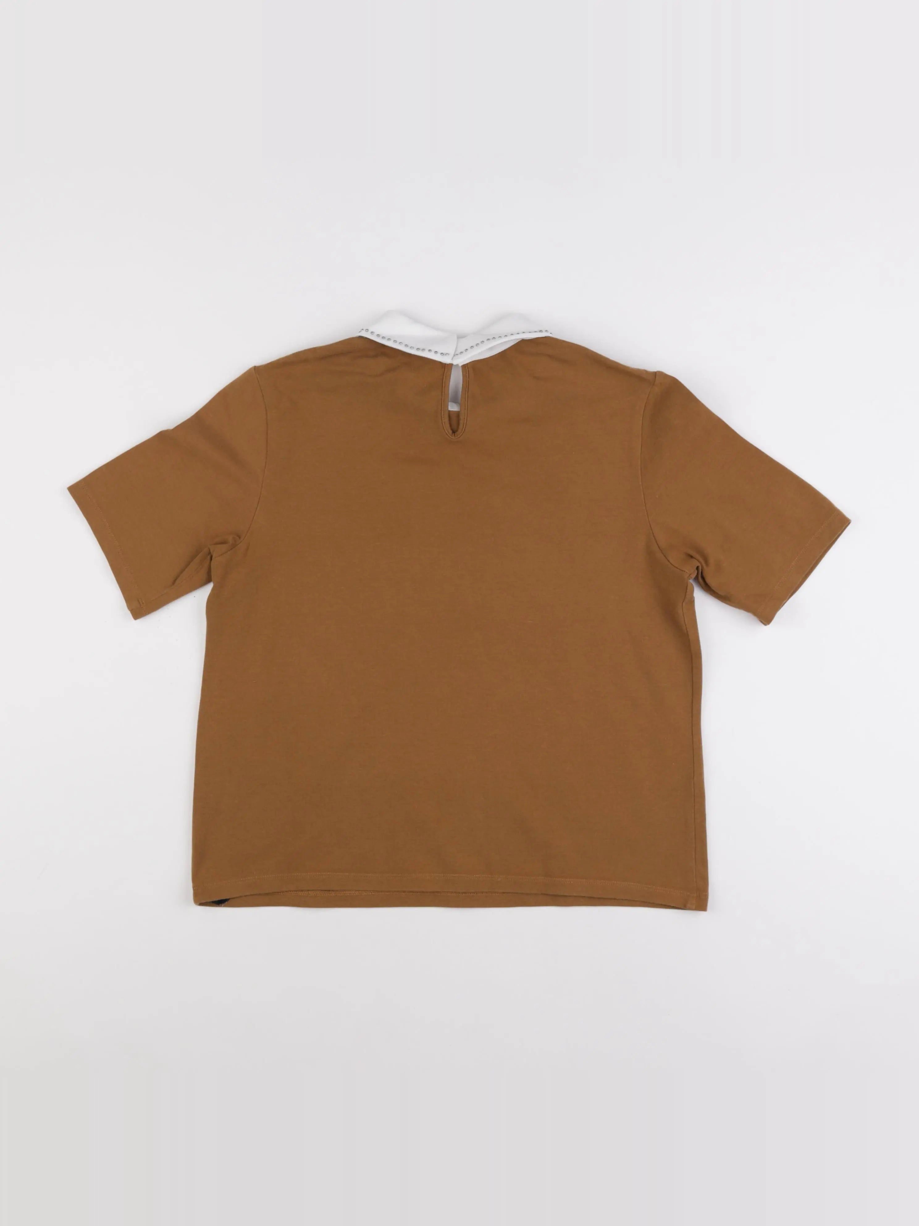 IKKS - tee-shirt marron - 14 ans