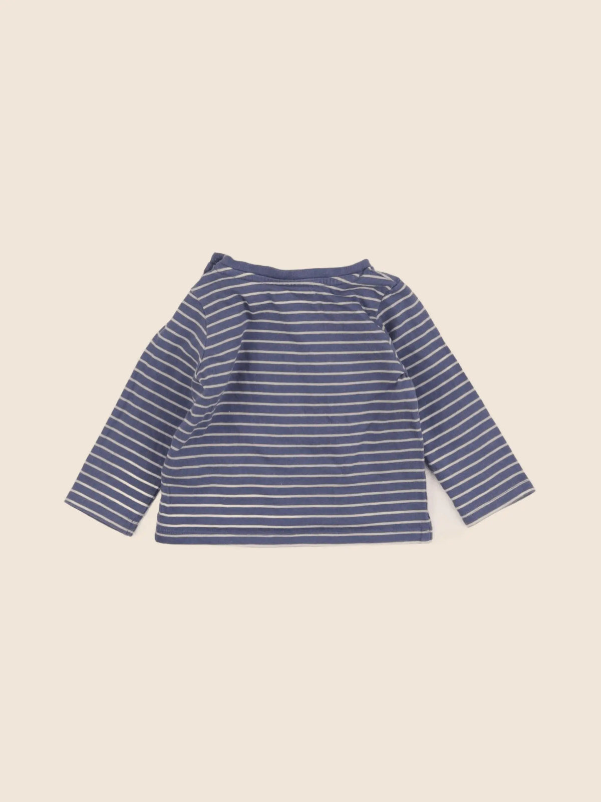 Vertbaudet - tee-shirt bleu - 6 mois