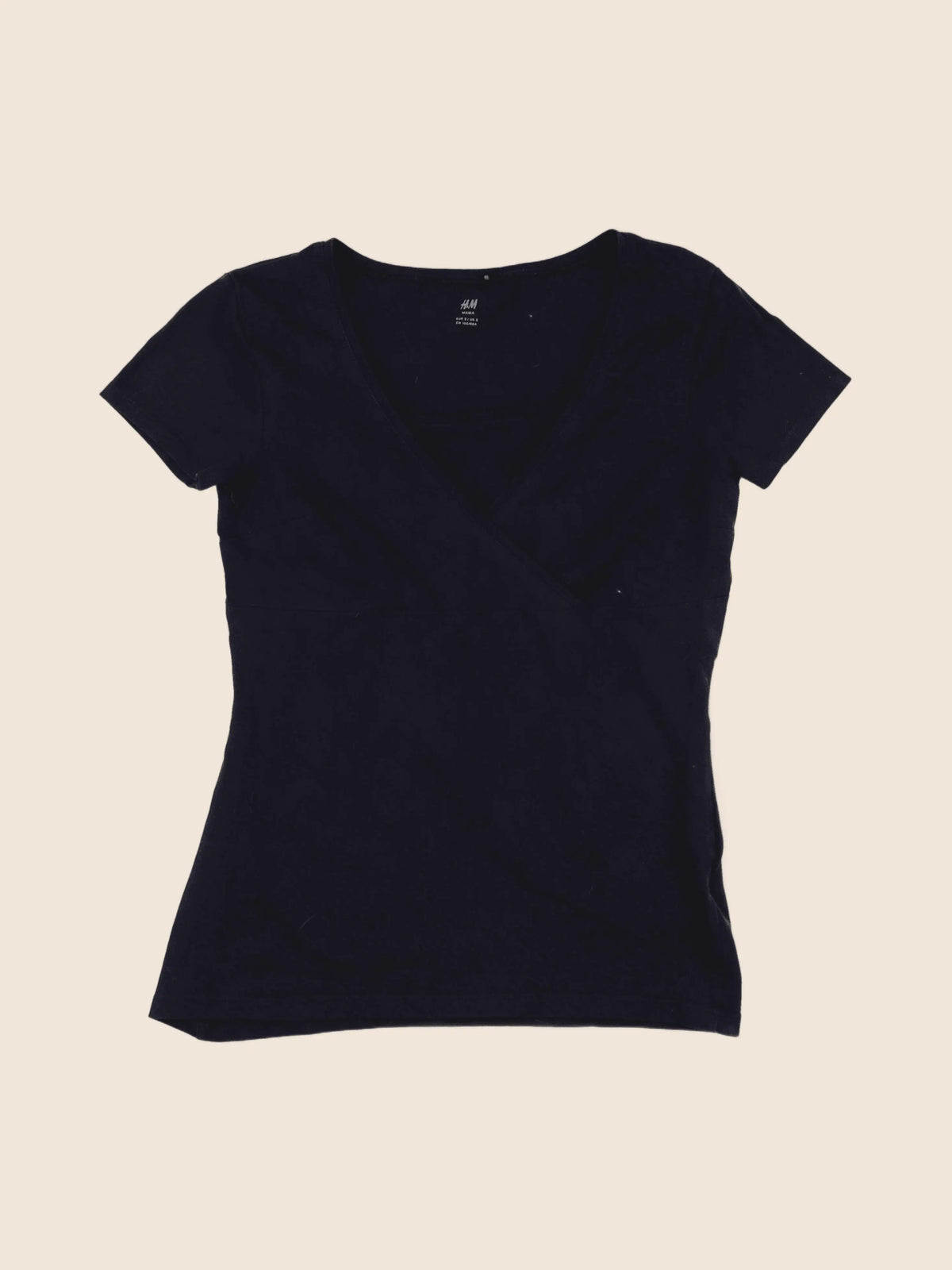 H&M - tee-shirt grossesse bleu - 36