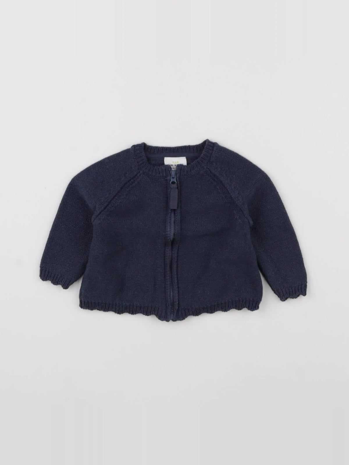 Tape à l'oeil - gilet bleu - 3 mois