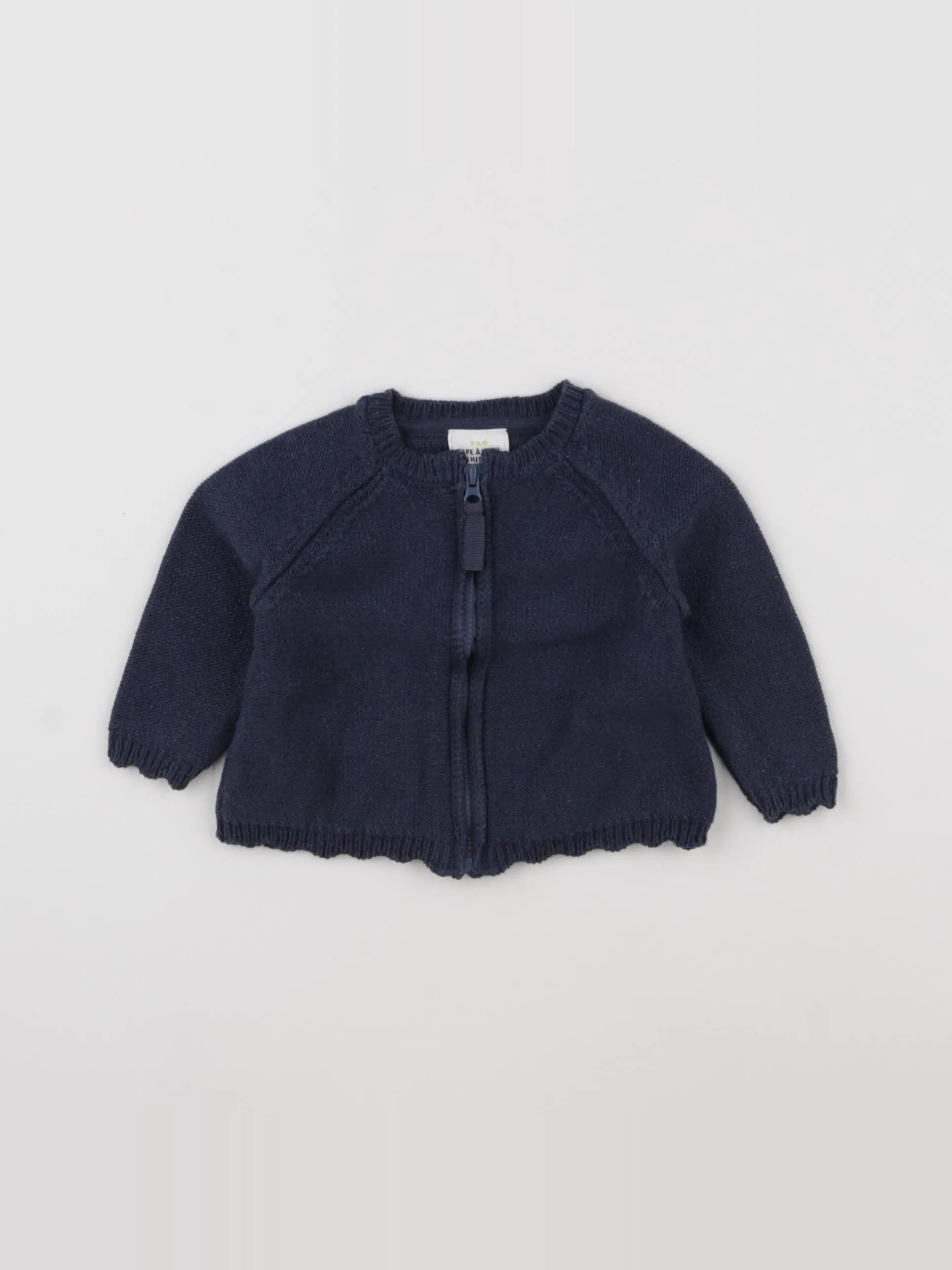 Tape à l'oeil - gilet bleu - 3 mois