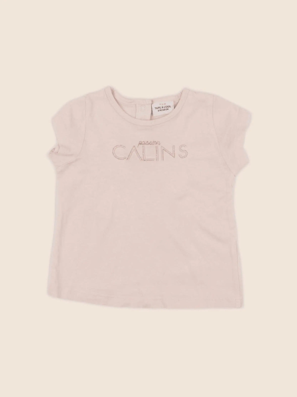 Tape à l'oeil - tee-shirt rose - 6 mois