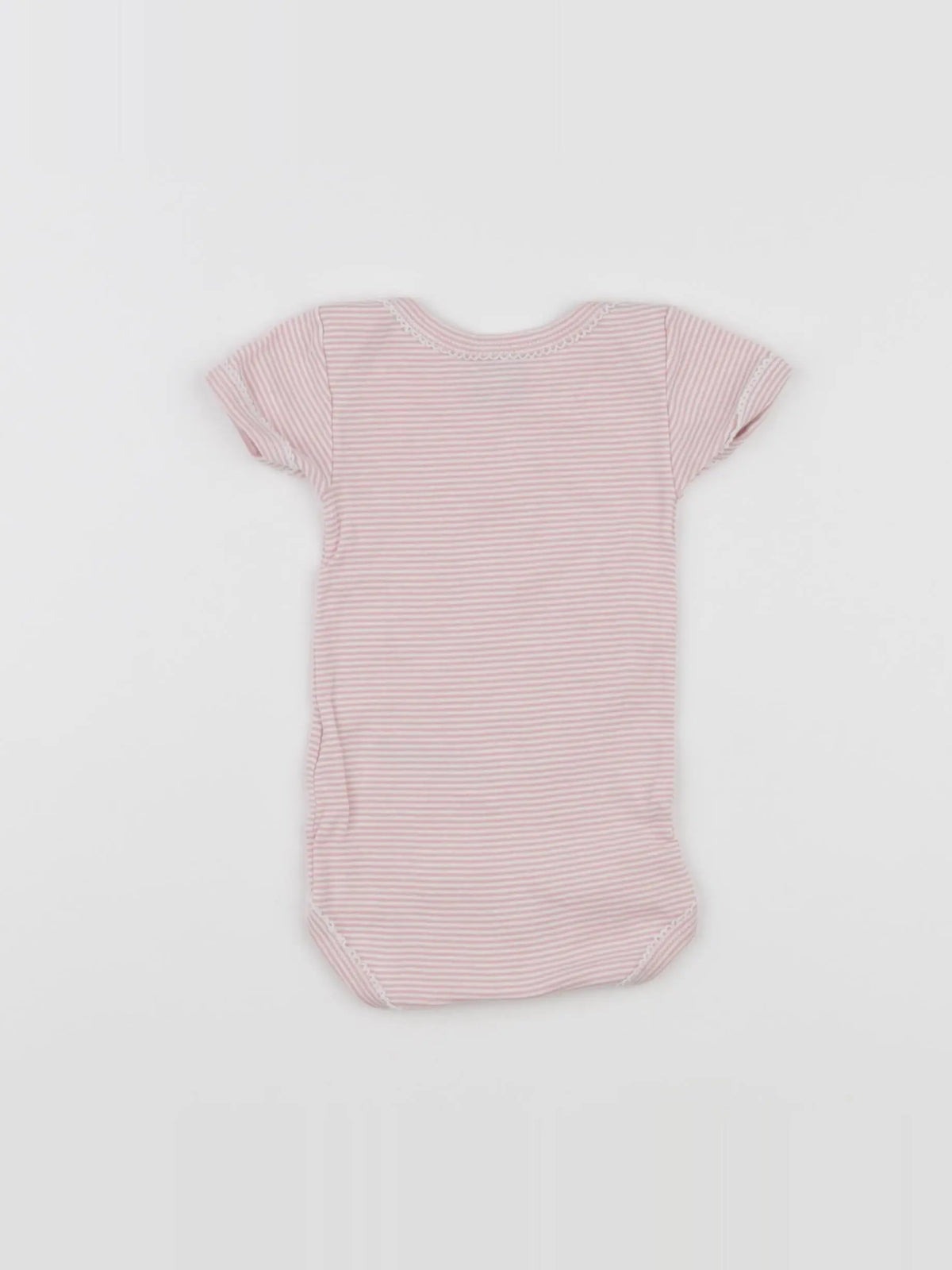 Petit Bateau - body rose - 3 mois
