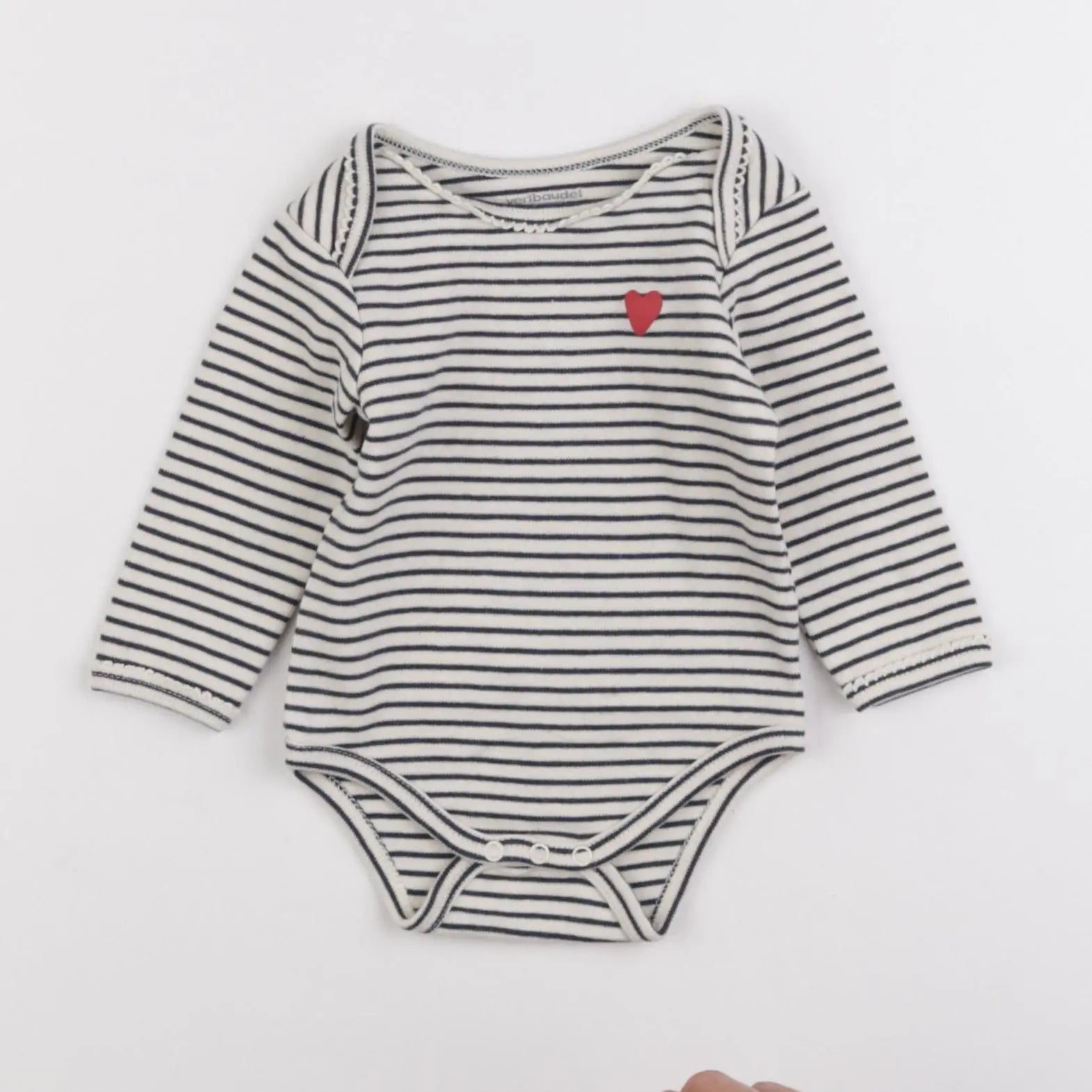 Vertbaudet - body bleu - 6 mois