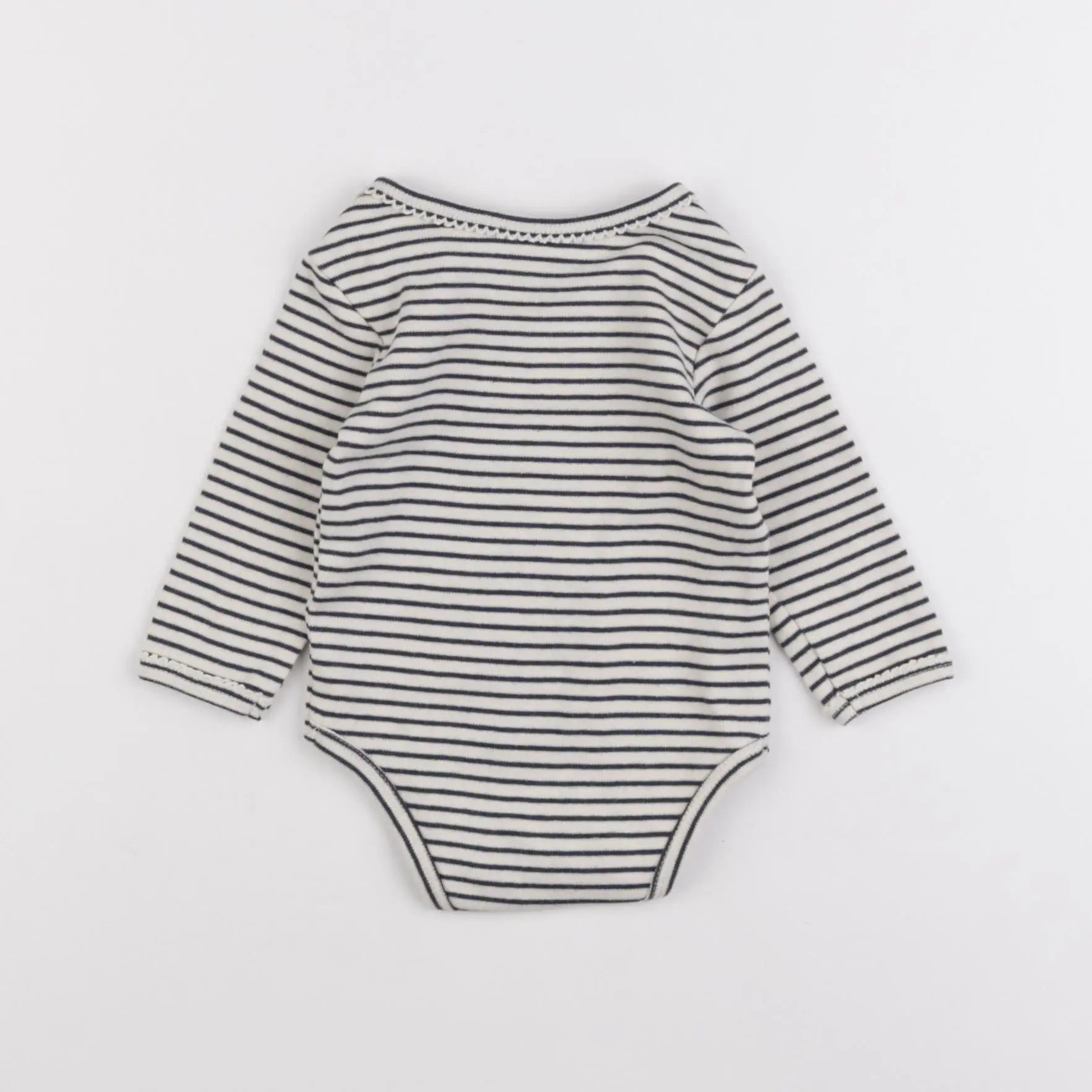 Vertbaudet - body bleu - 6 mois