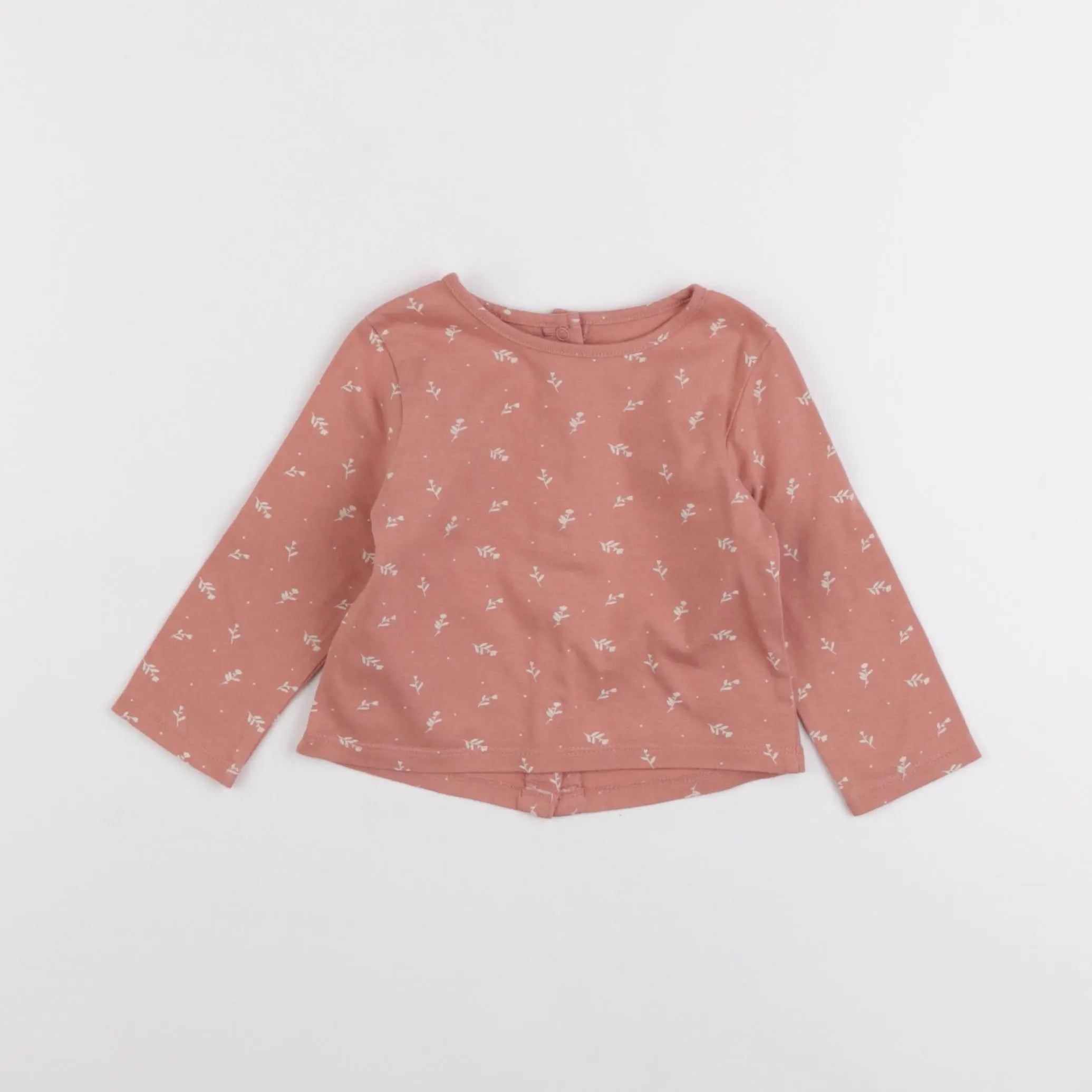 Vertbaudet - tee-shirt rose - 6 mois