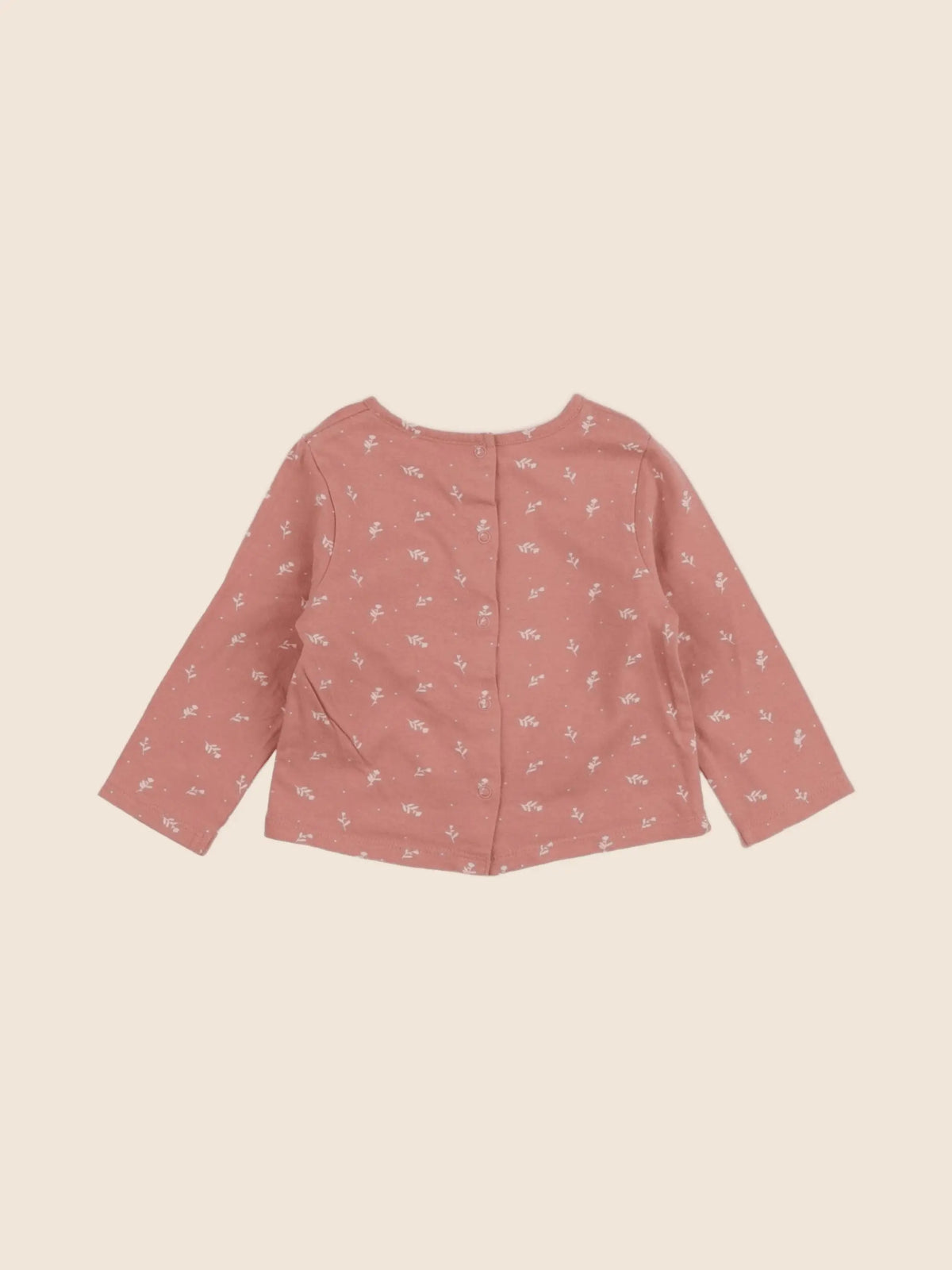 Vertbaudet - tee-shirt rose - 6 mois