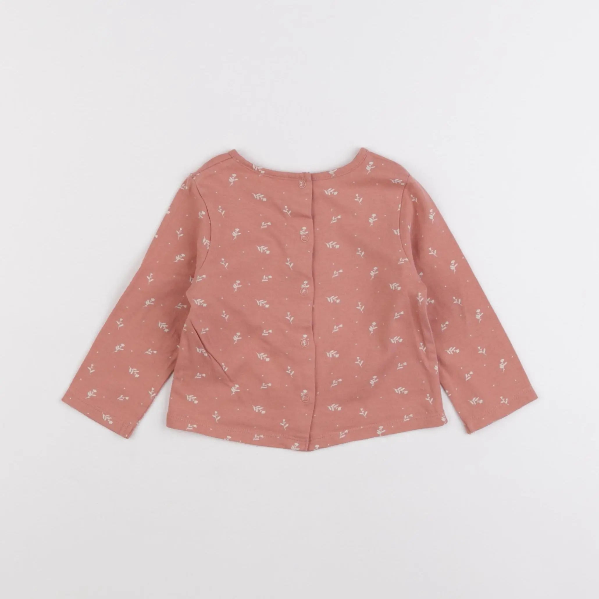 Vertbaudet - tee-shirt rose - 6 mois