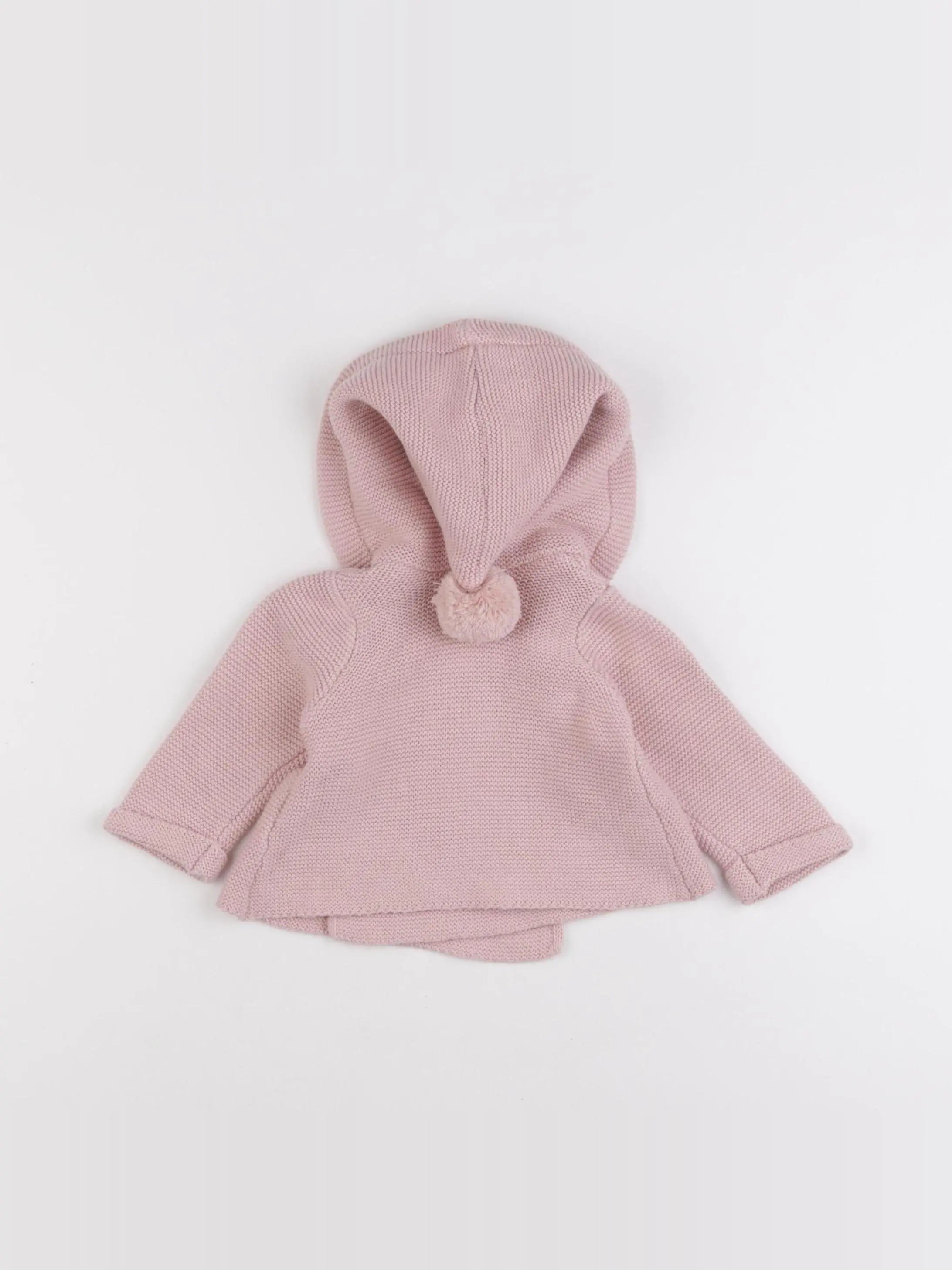 Vertbaudet - veste rose - 3 mois