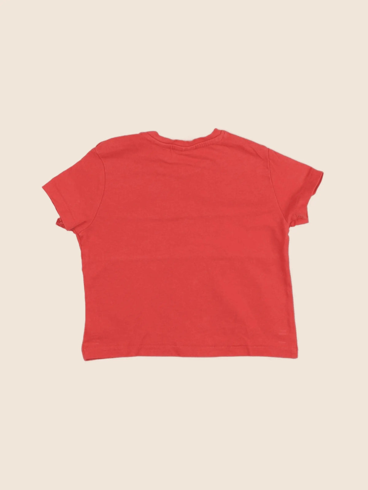Zara - tee-shirt rouge - 6/9 mois