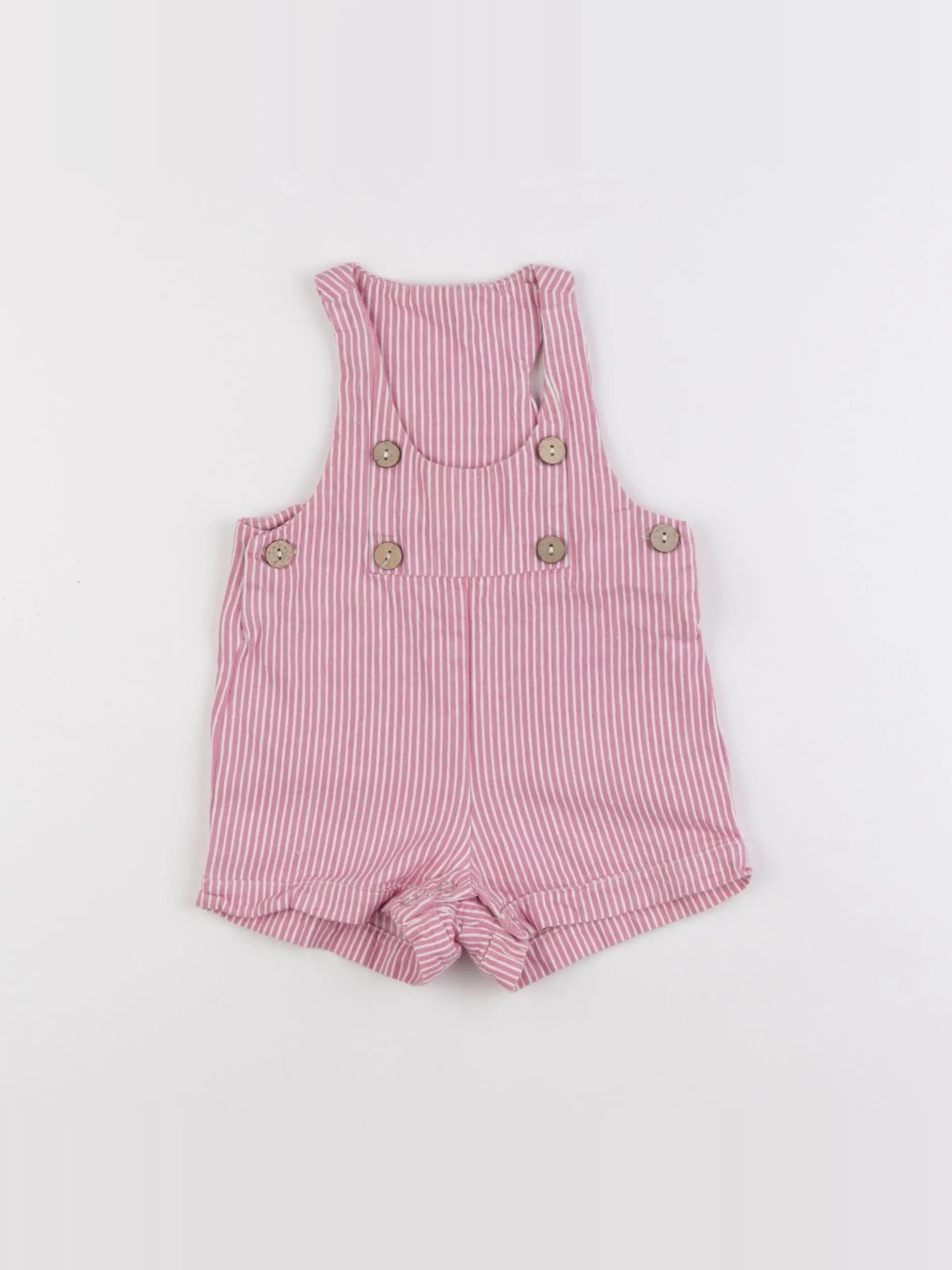 Frangin Frangine - combinaison rose - 6/9 mois