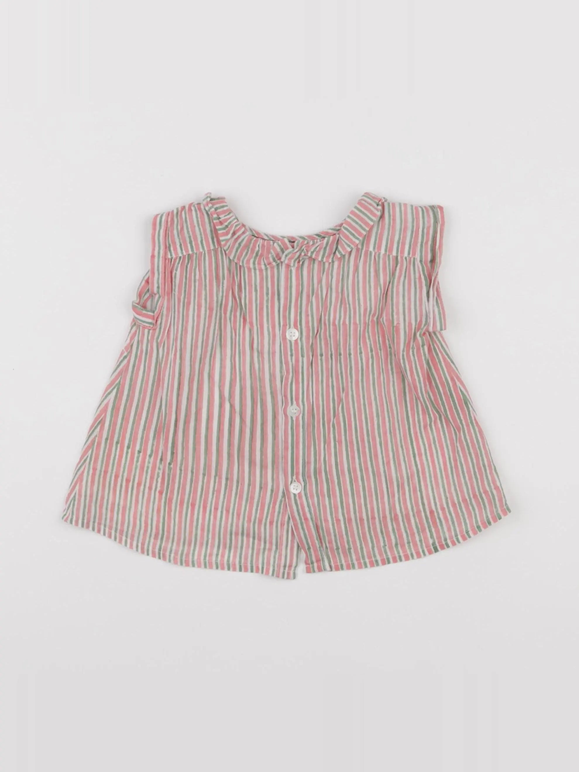 Bonton - blouse rose - 6 mois