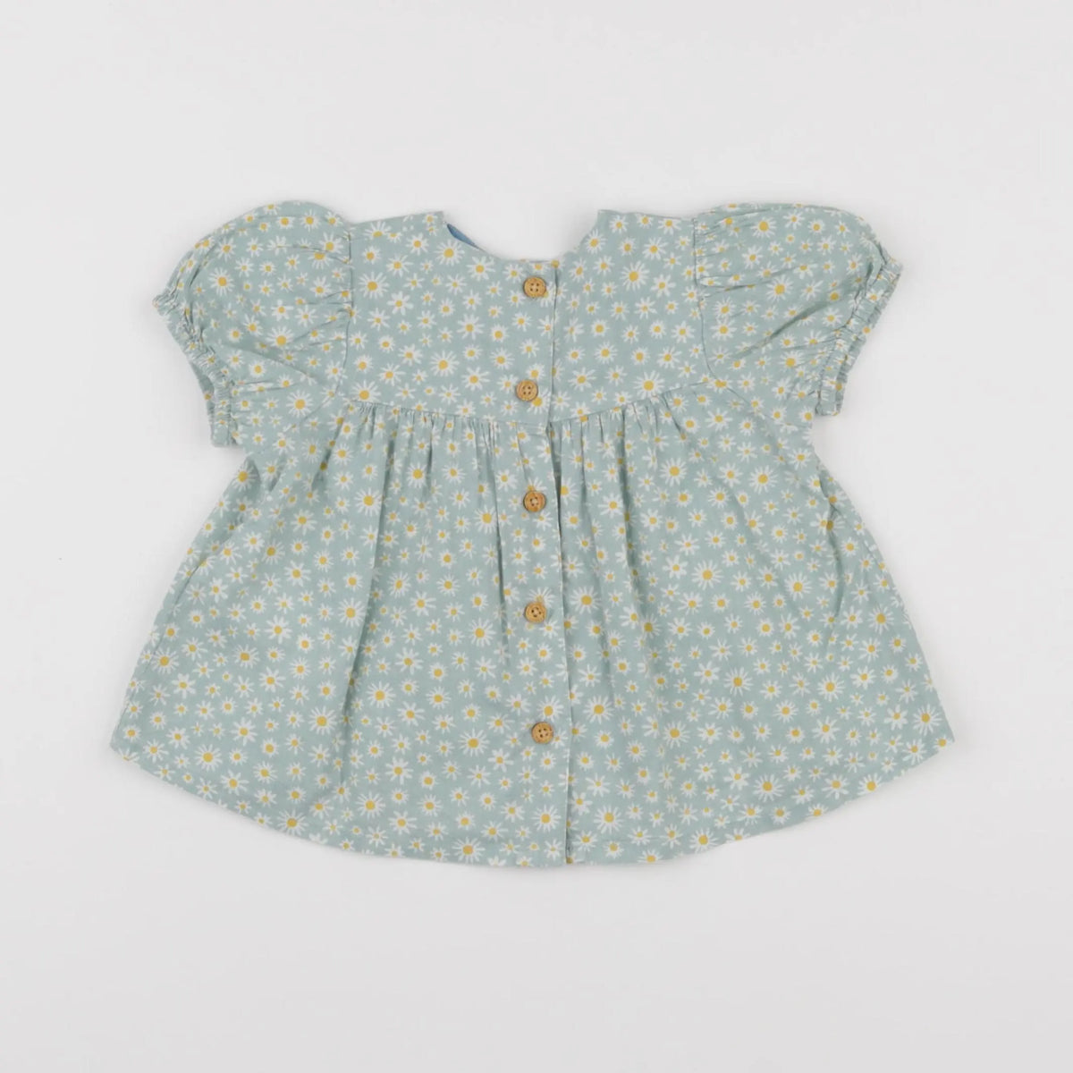 Vertbaudet - blouse vert - 9 mois