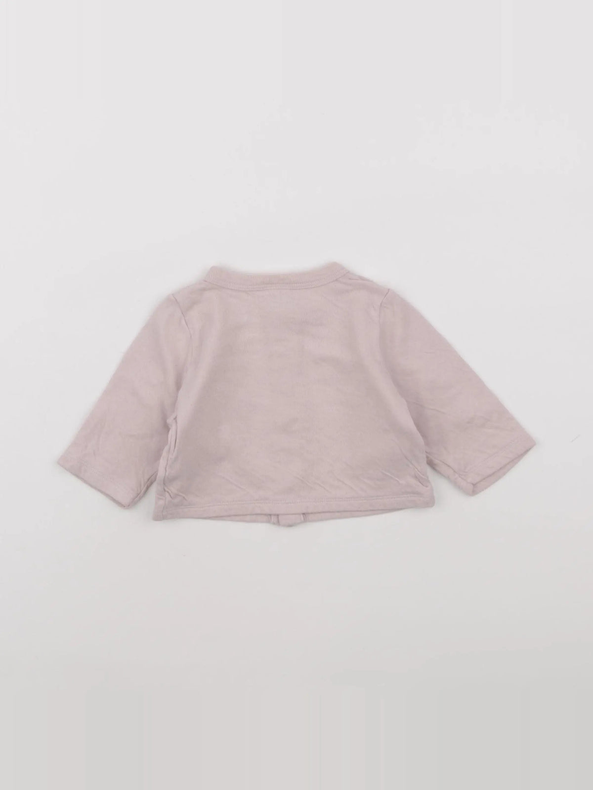 Petit Bateau - gilet rose - 6 mois