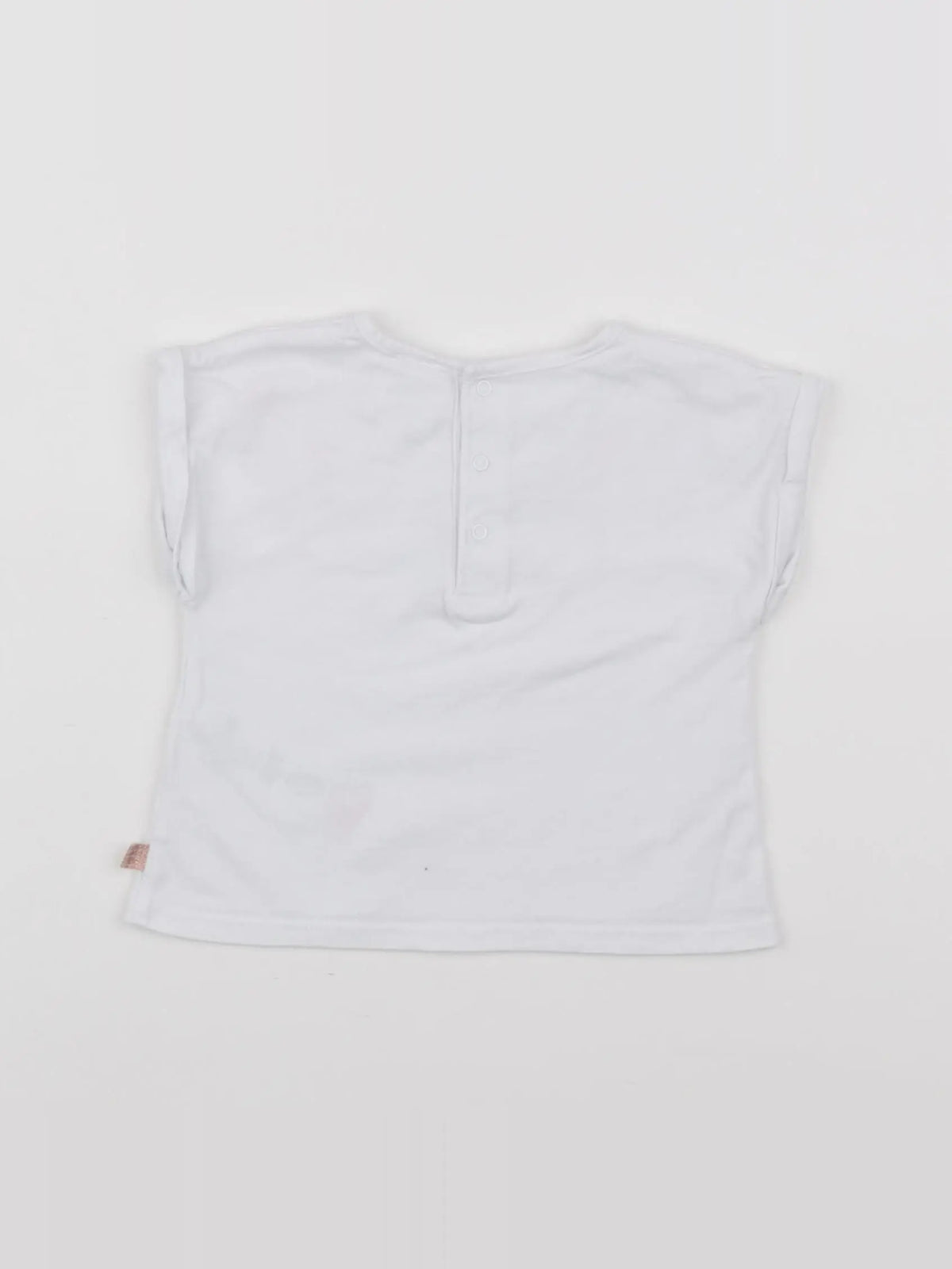 Carrément Beau - tee-shirt blanc - 6 mois