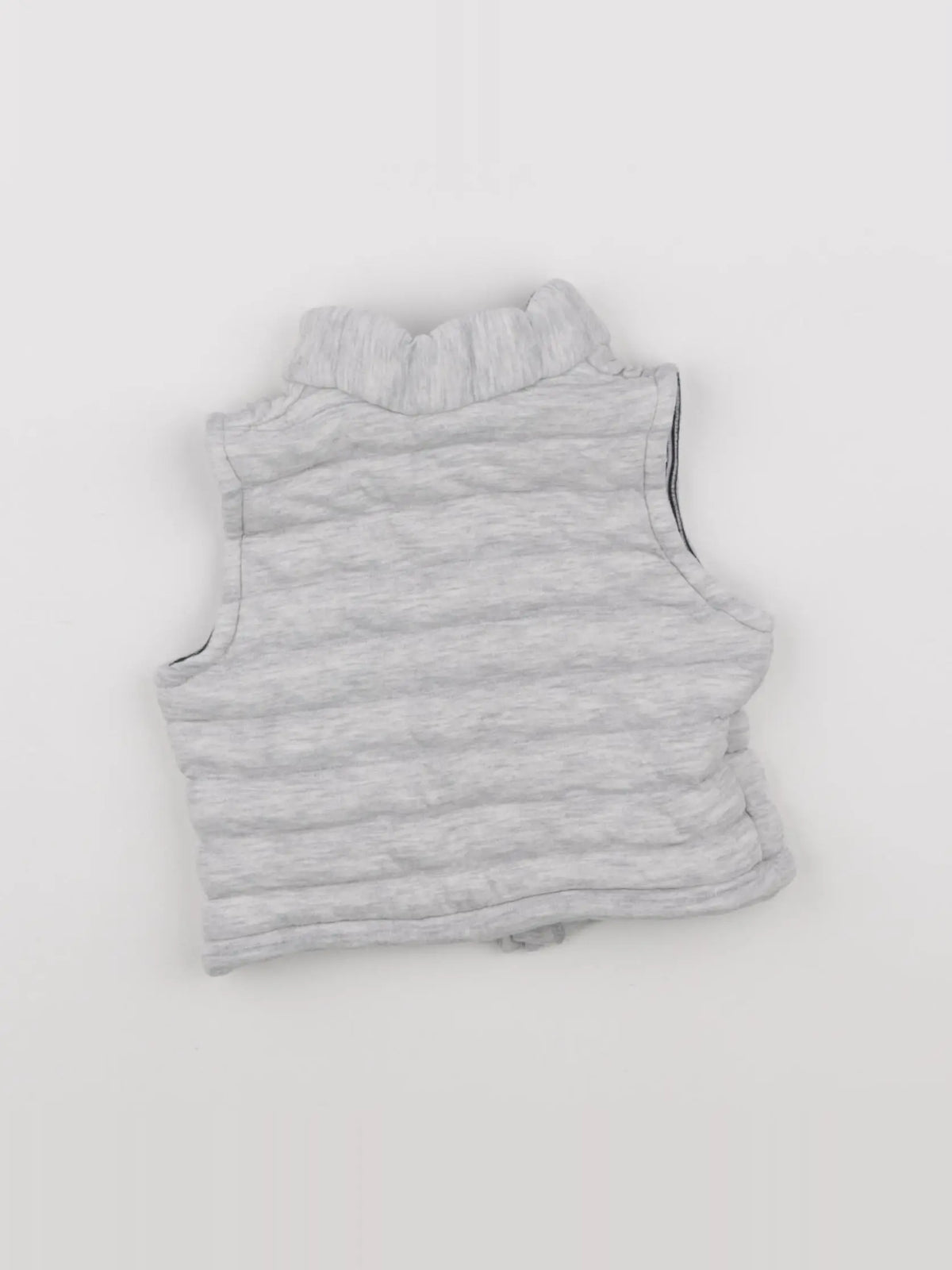 Petit Bateau - doudoune gris - 6 mois