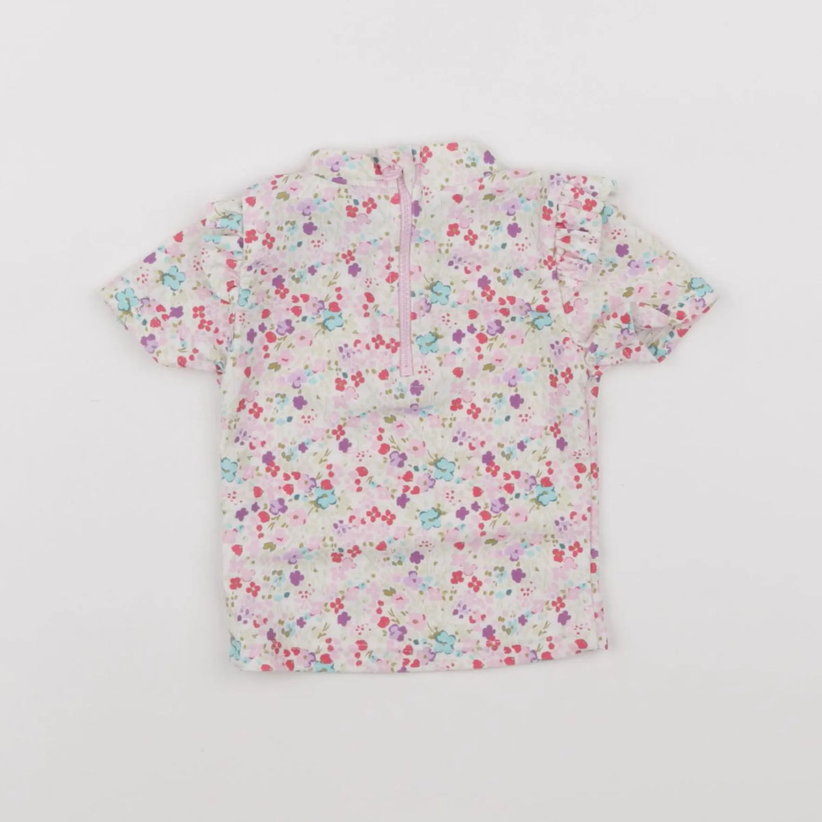 Vertbaudet - tee-shirt de bain multicolore - 6 mois