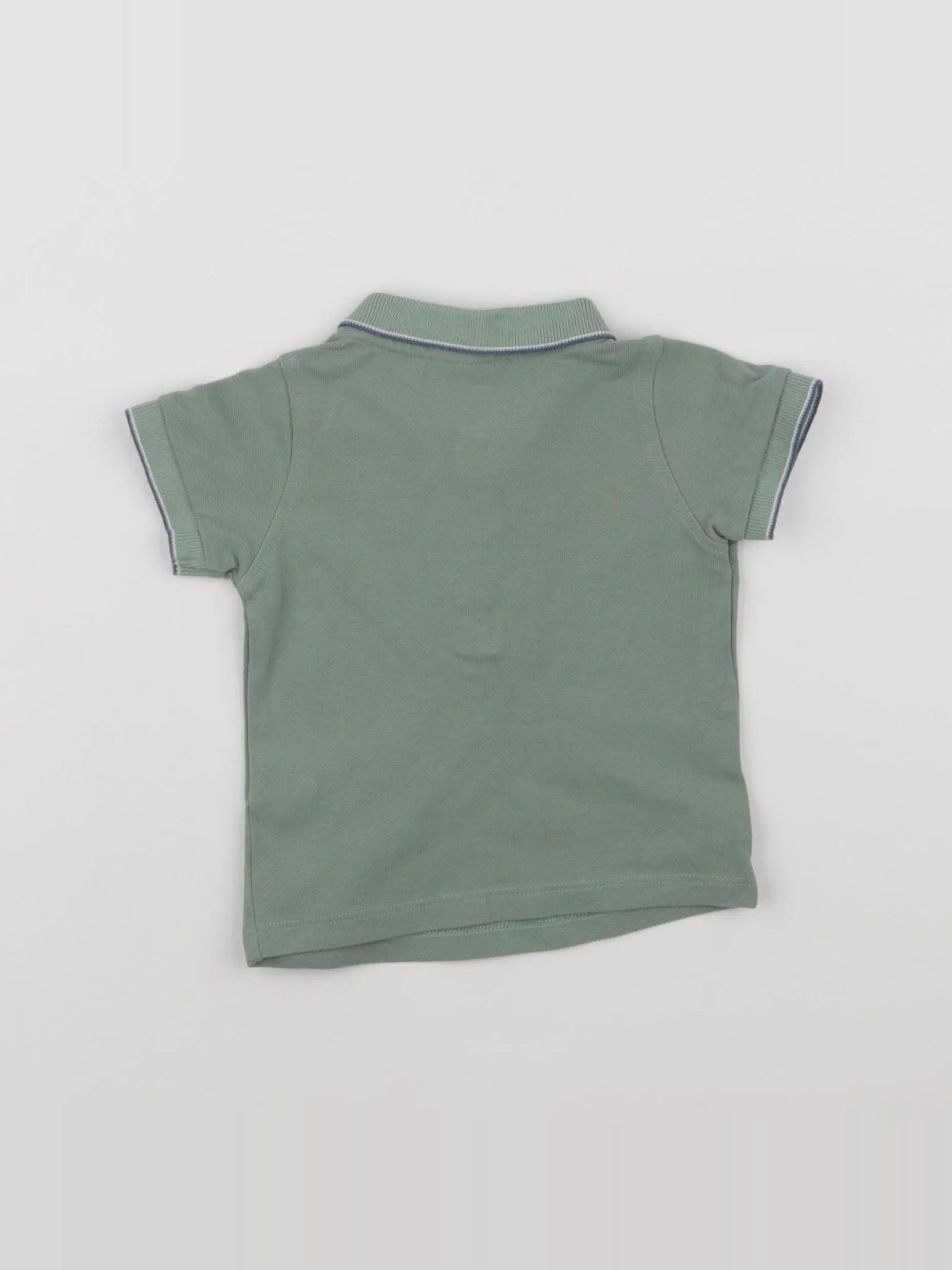 Tape à l'oeil - polo vert - 6 mois