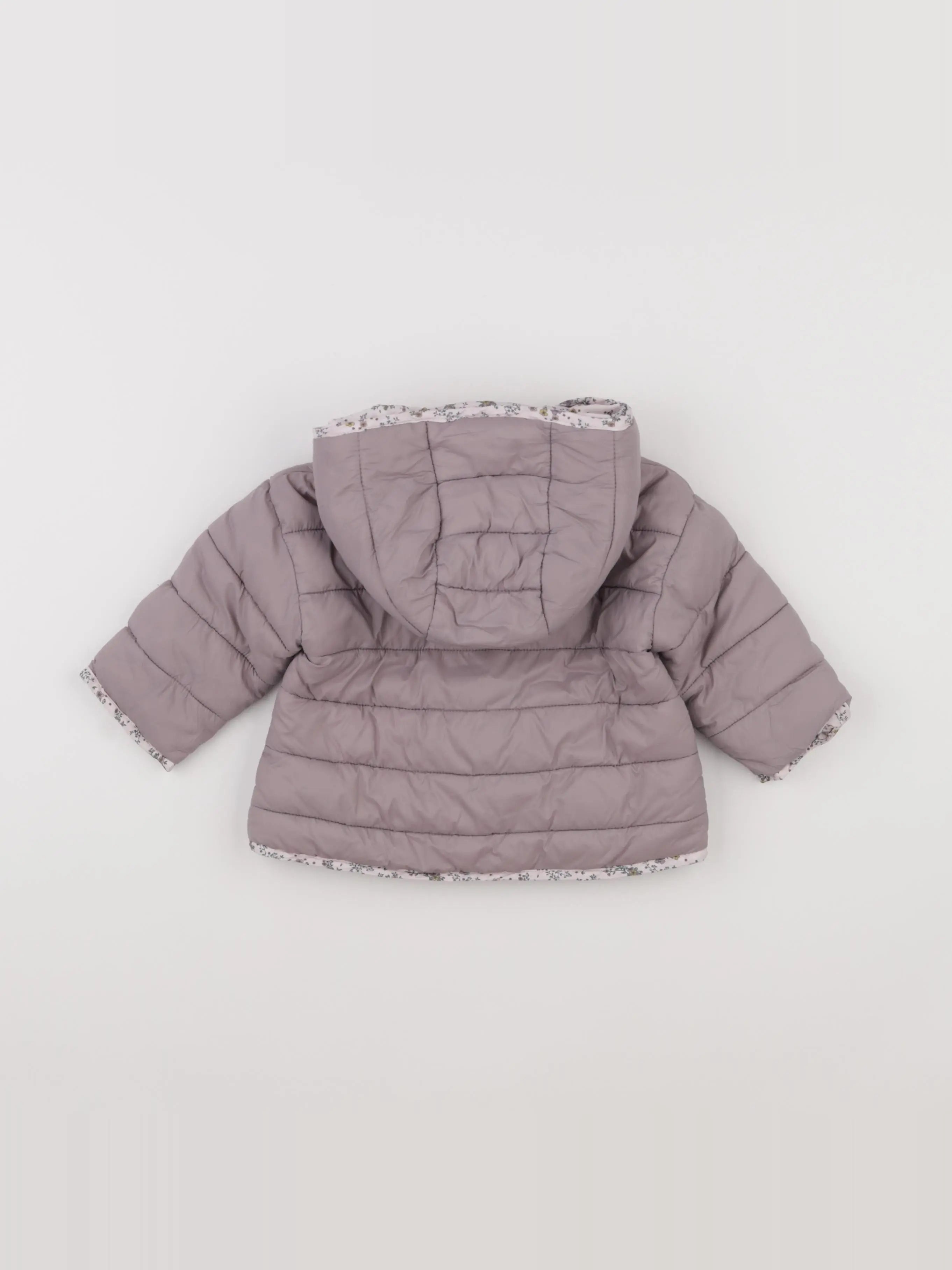 Vertbaudet - doudoune violet - 9/12 mois