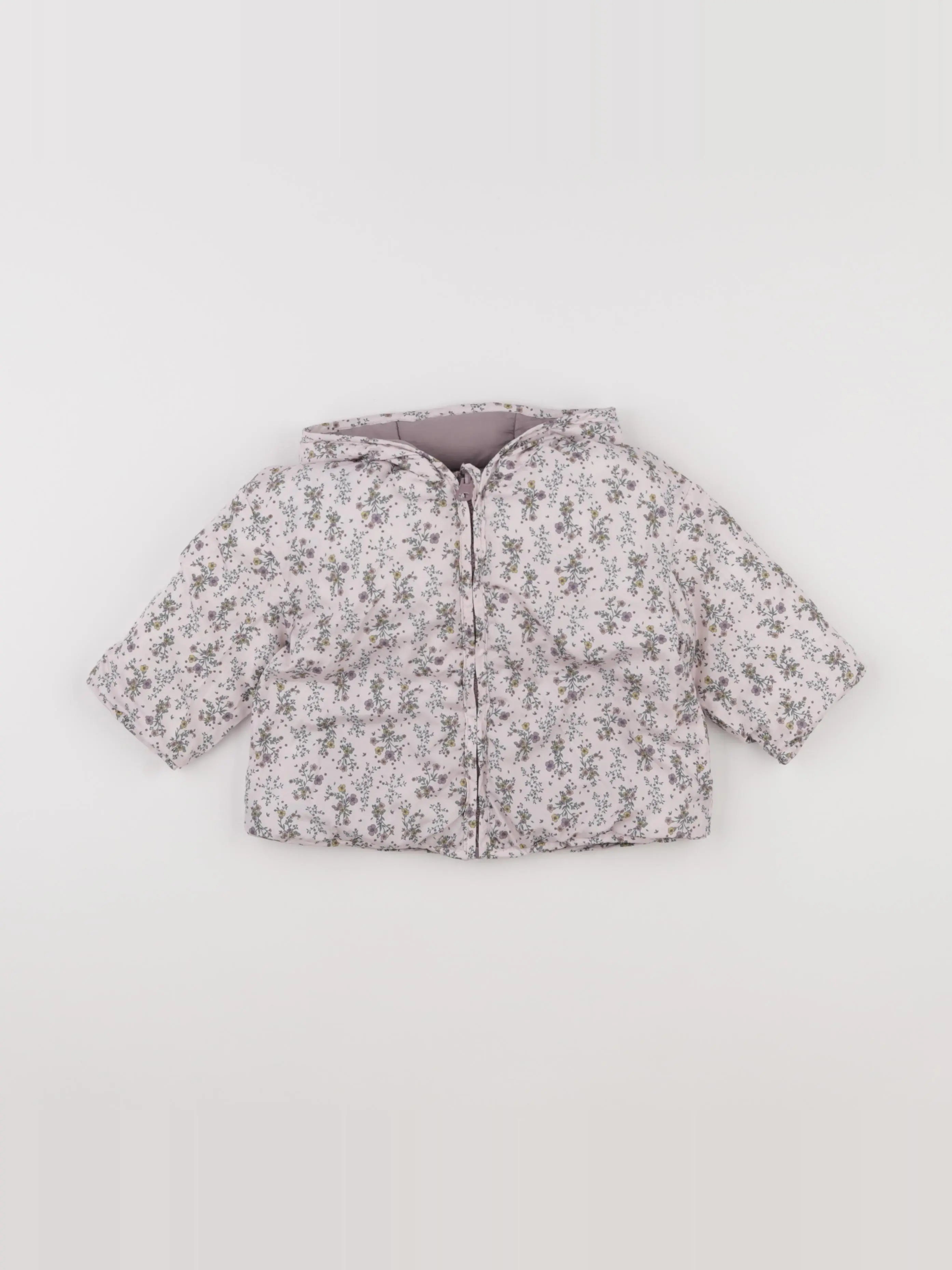 Vertbaudet - doudoune violet - 9/12 mois