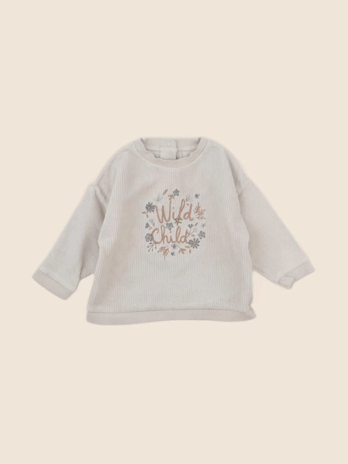 Vertbaudet - sweat beige - 12 mois