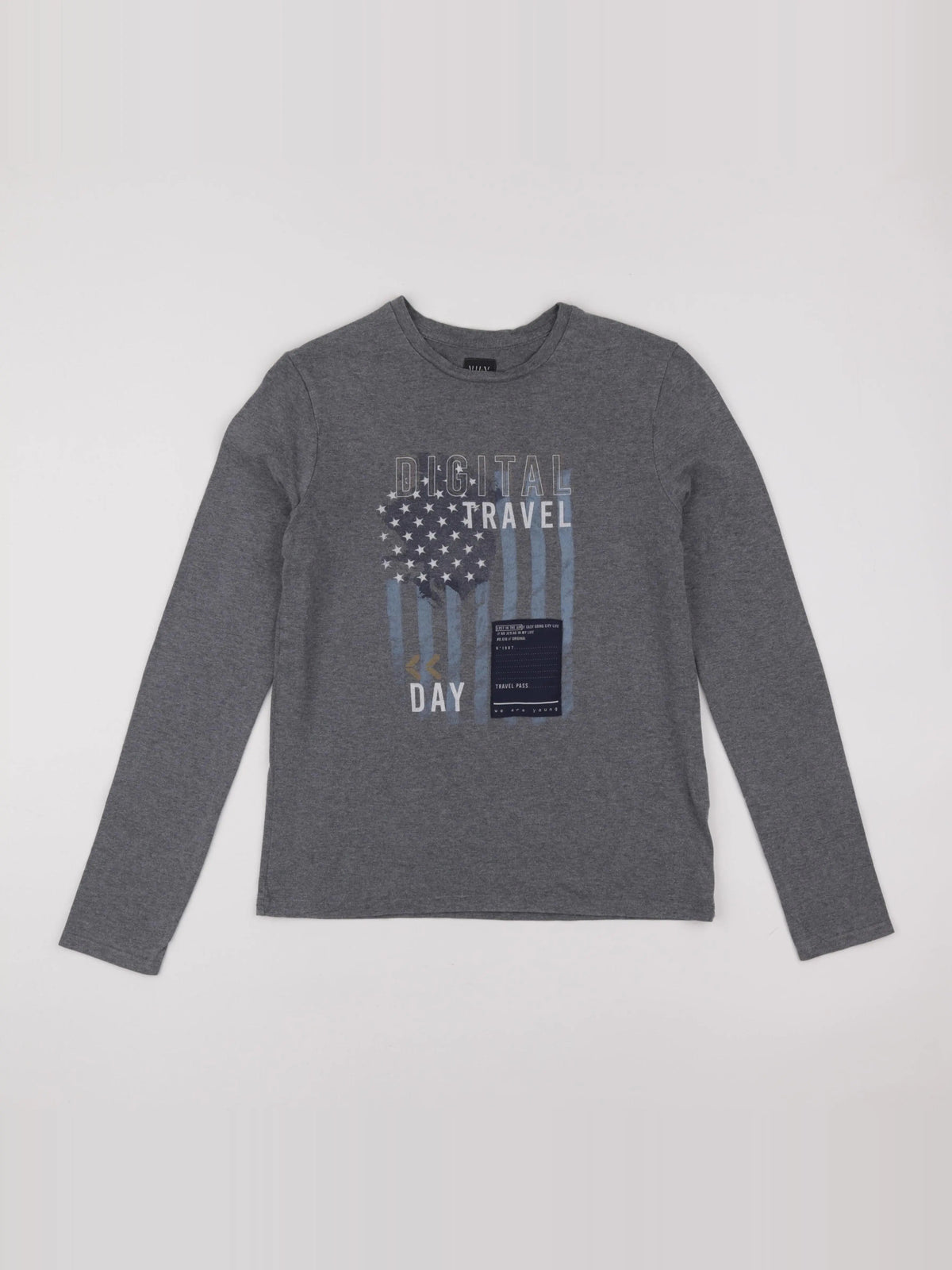 IKKS - tee-shirt gris - 14 ans